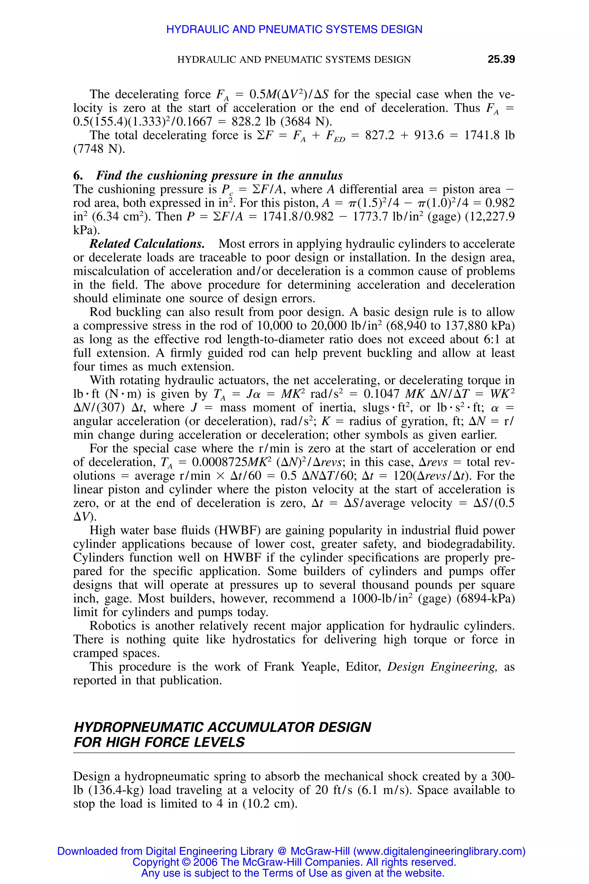 Handbook of mechanical engineering calculations