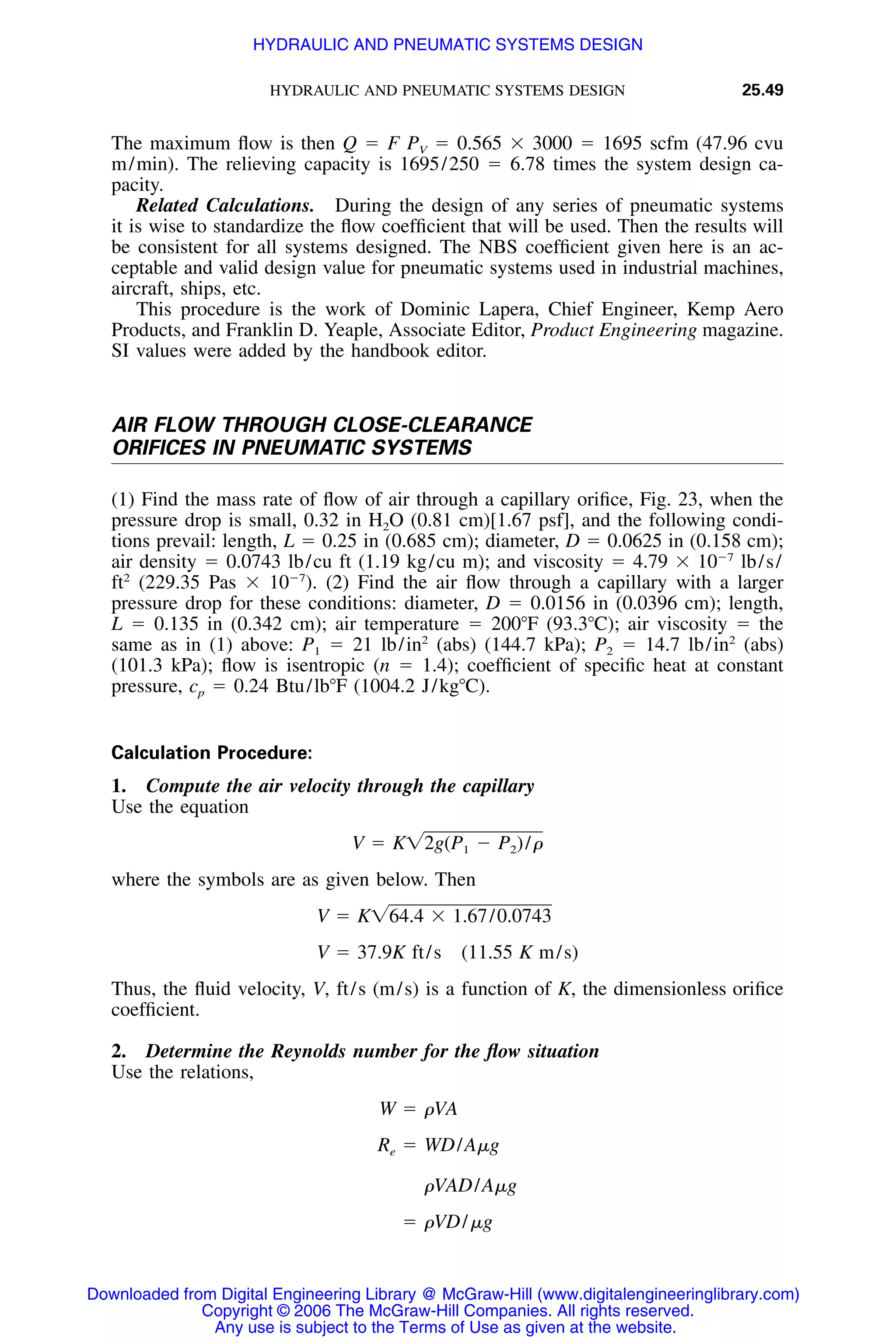 Handbook of mechanical engineering calculations