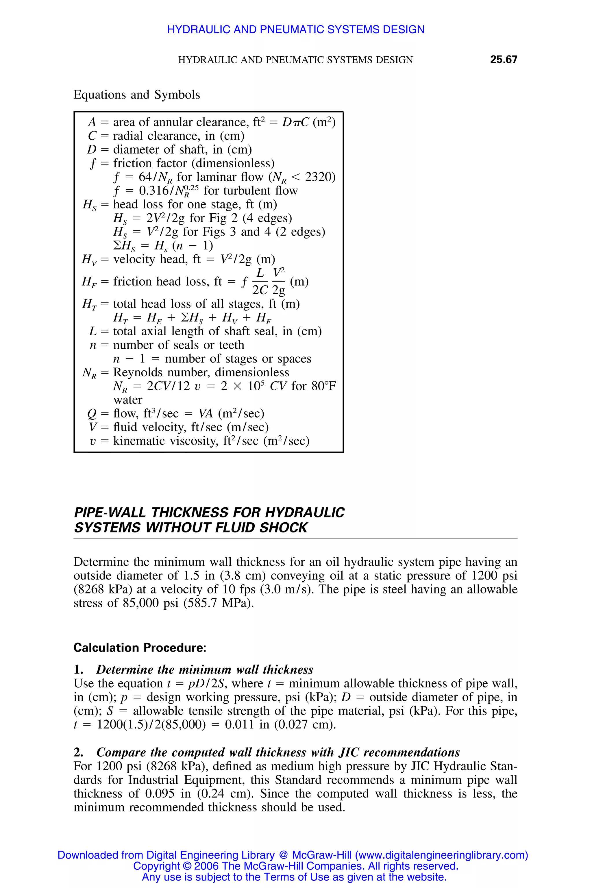 Handbook of mechanical engineering calculations
