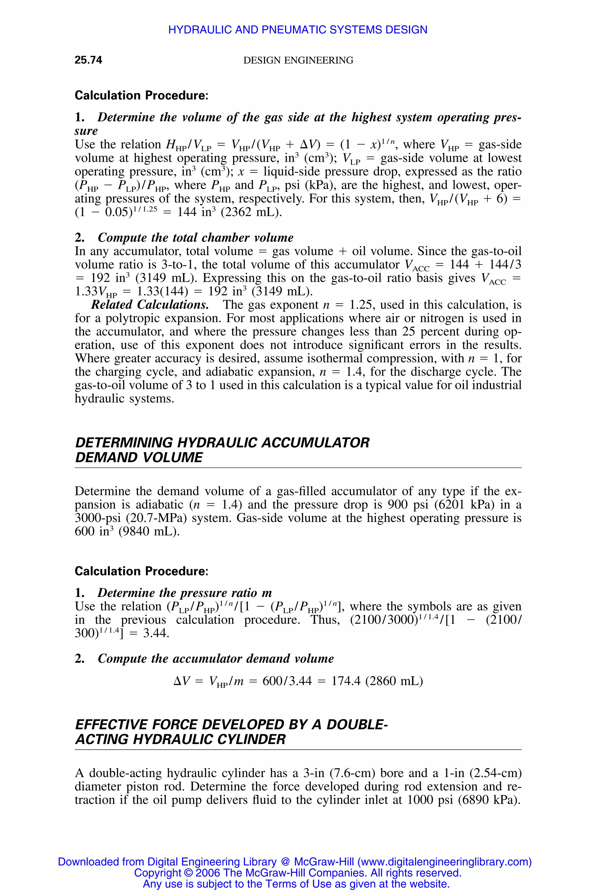 Handbook of mechanical engineering calculations
