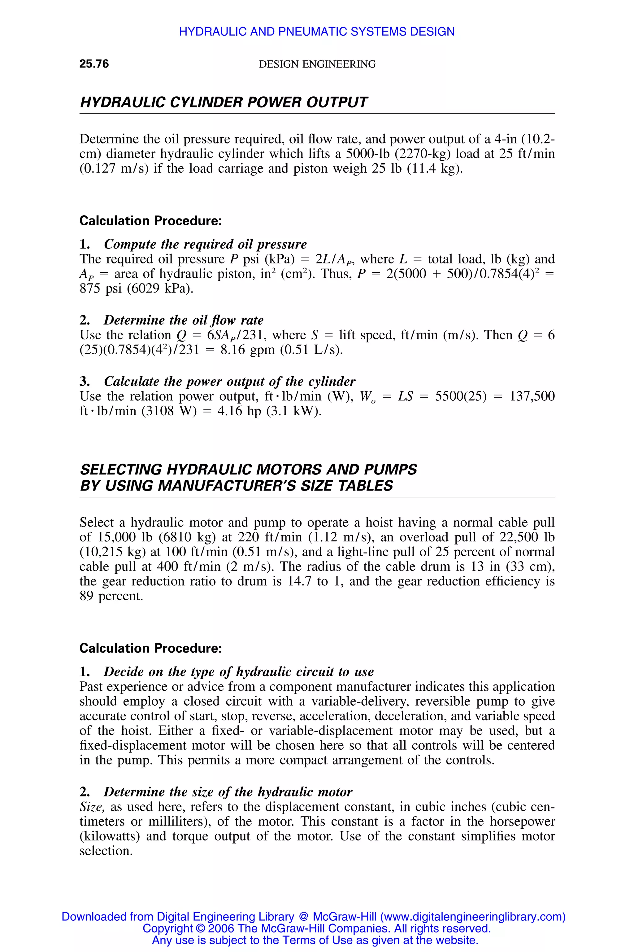 Handbook of mechanical engineering calculations