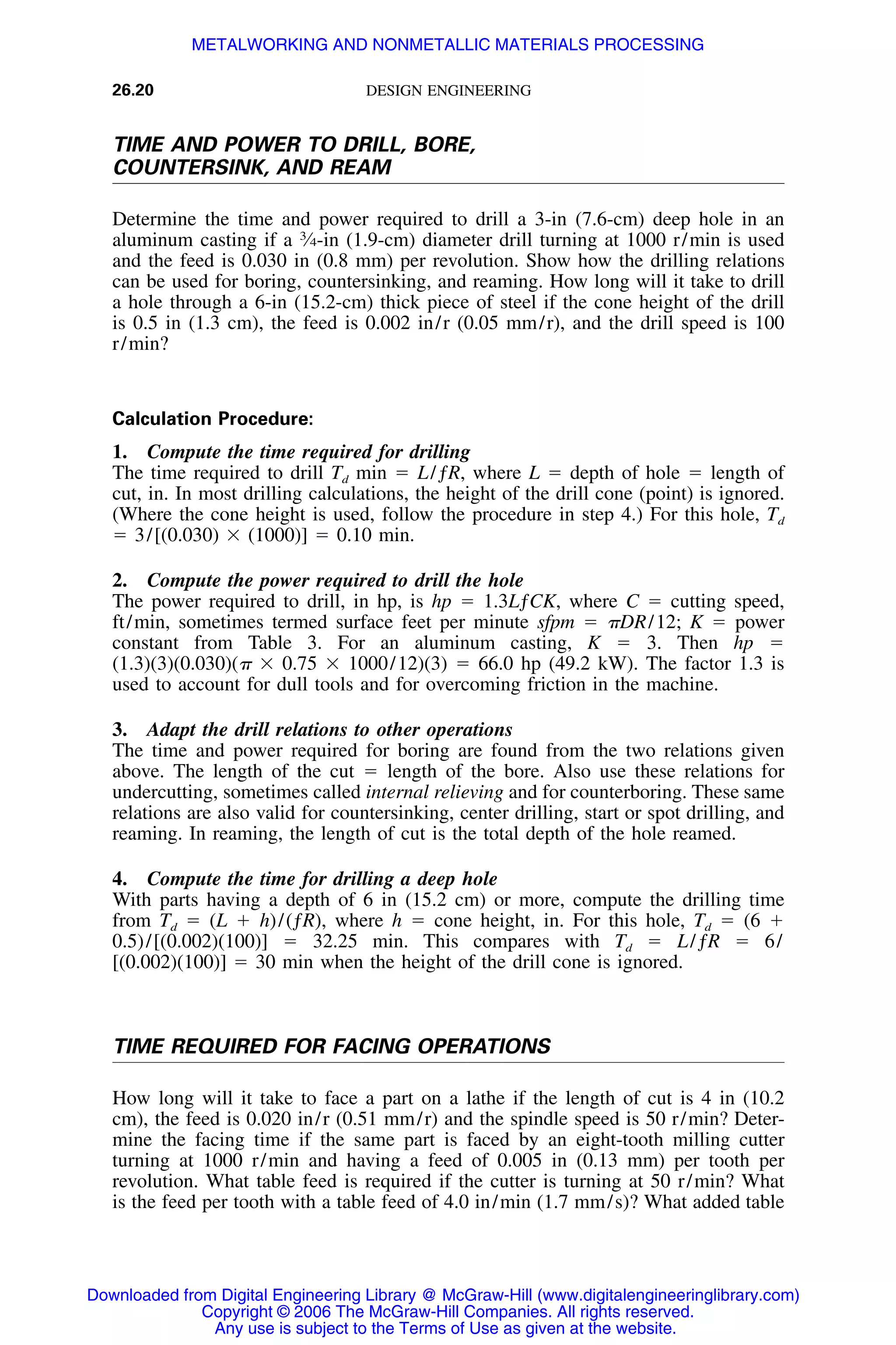 Handbook of mechanical engineering calculations