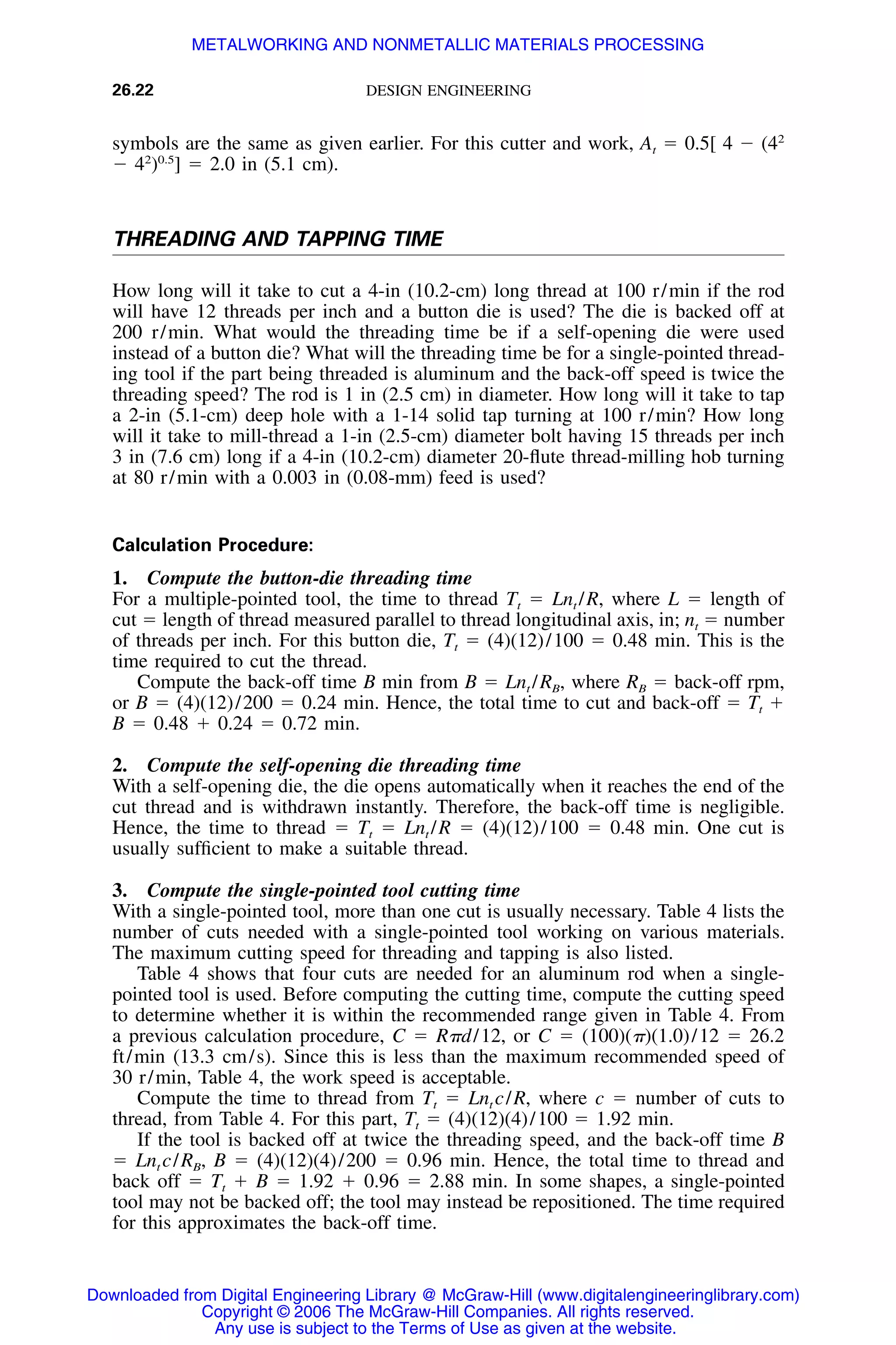 Handbook of mechanical engineering calculations
