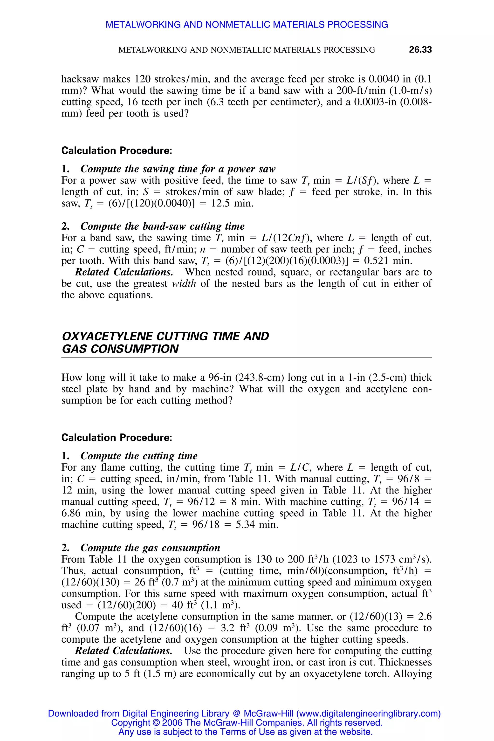 Handbook of mechanical engineering calculations
