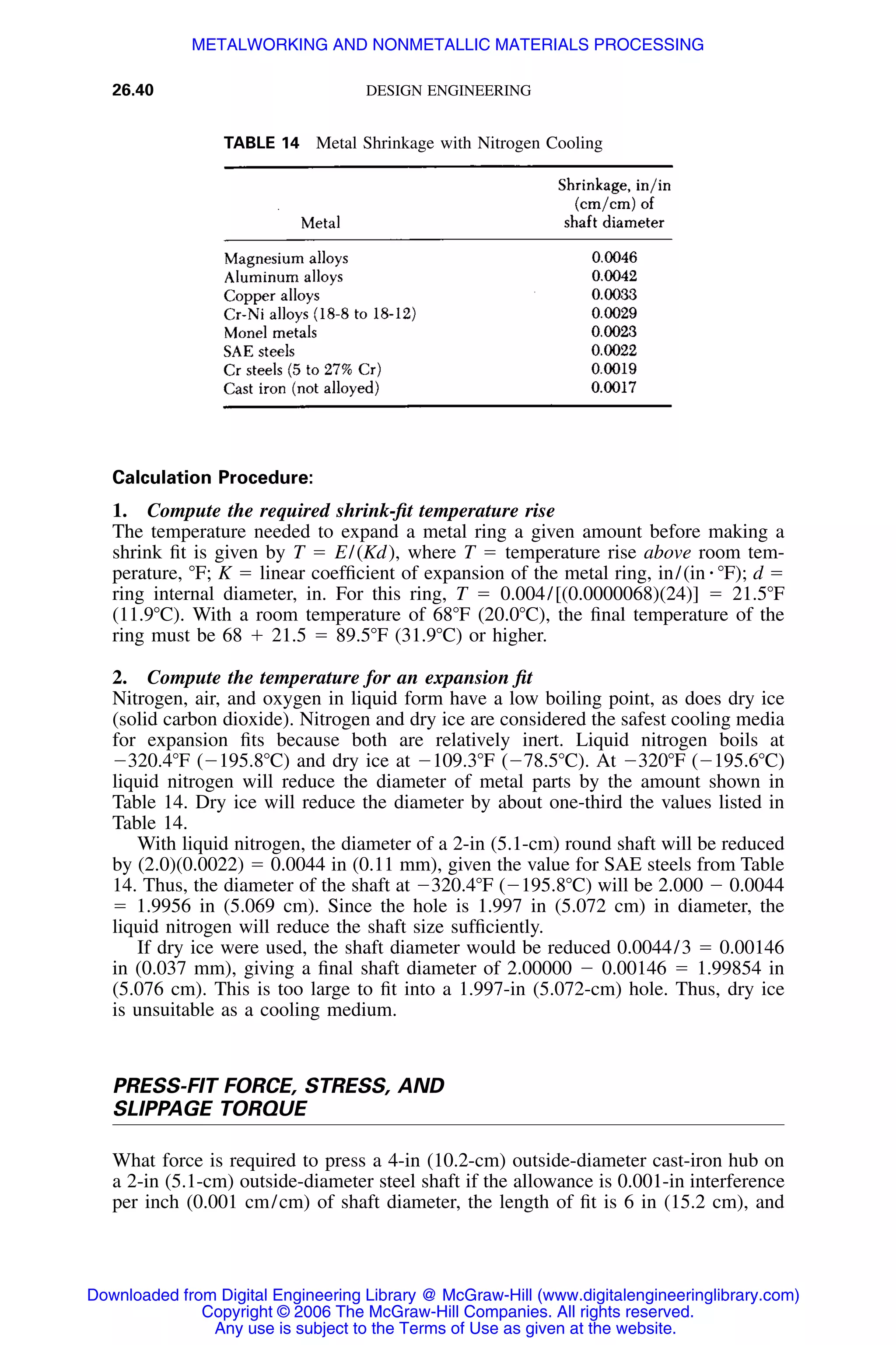 Handbook of mechanical engineering calculations