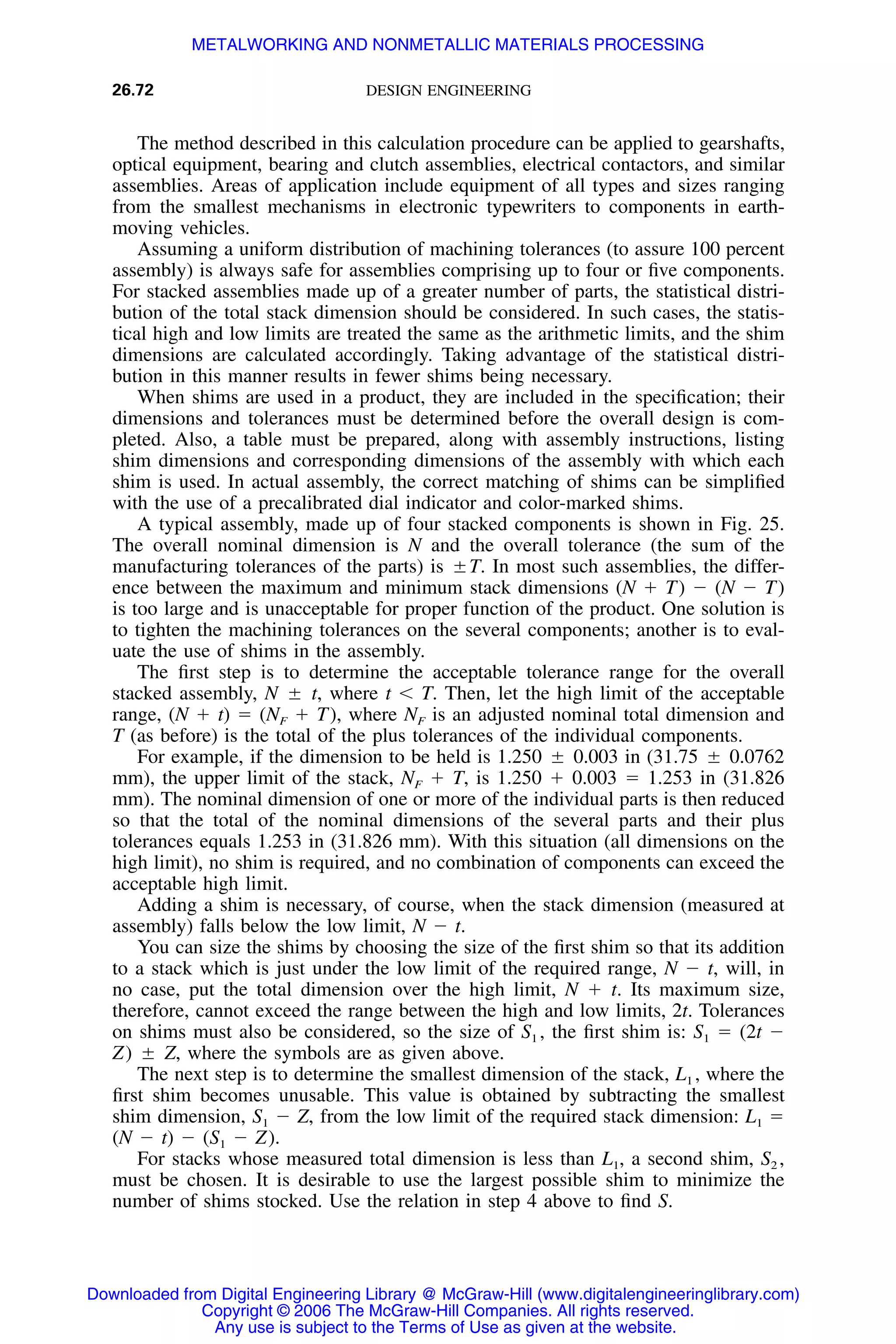 Handbook of mechanical engineering calculations
