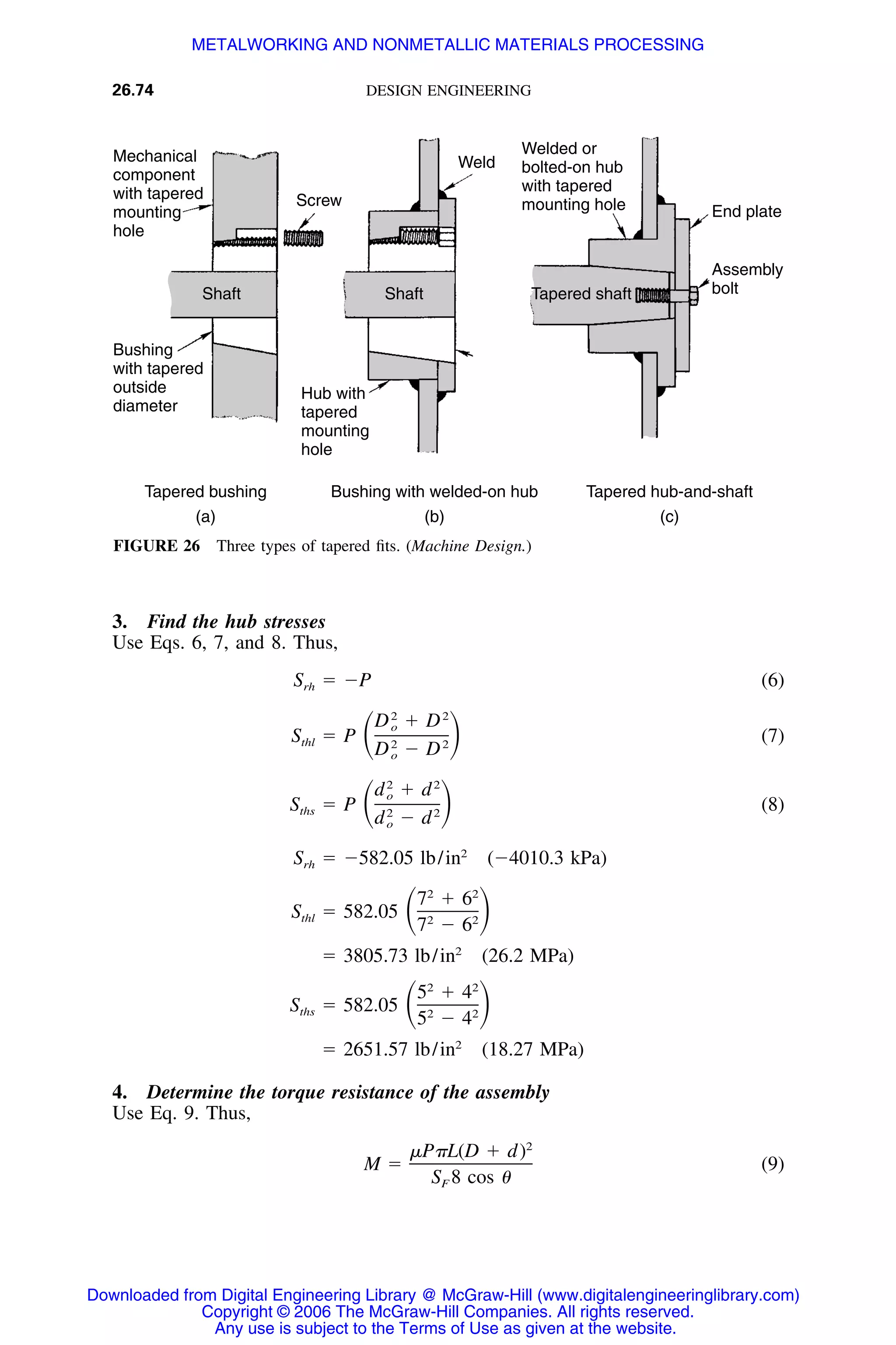 Handbook of mechanical engineering calculations