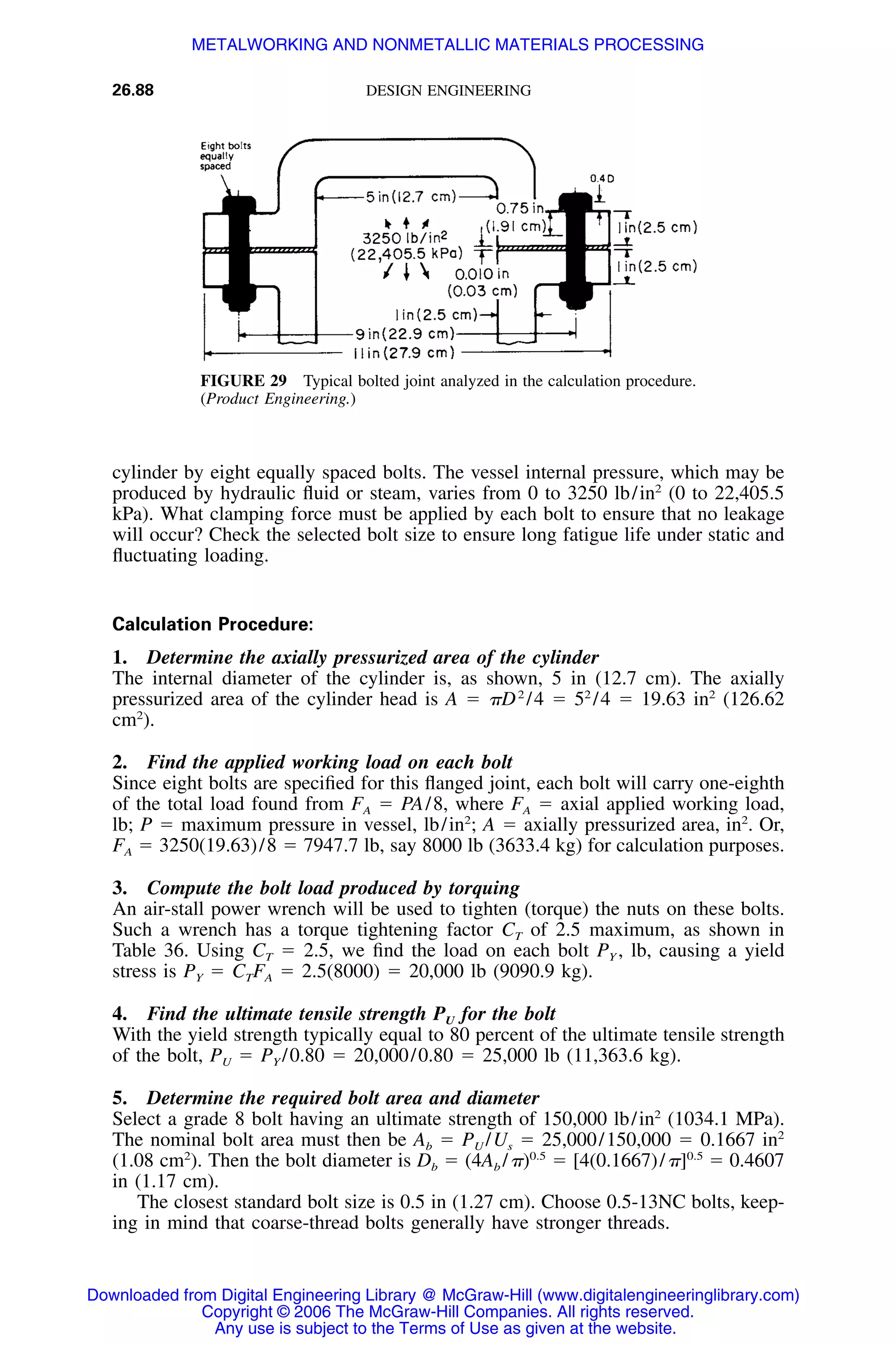 Handbook of mechanical engineering calculations