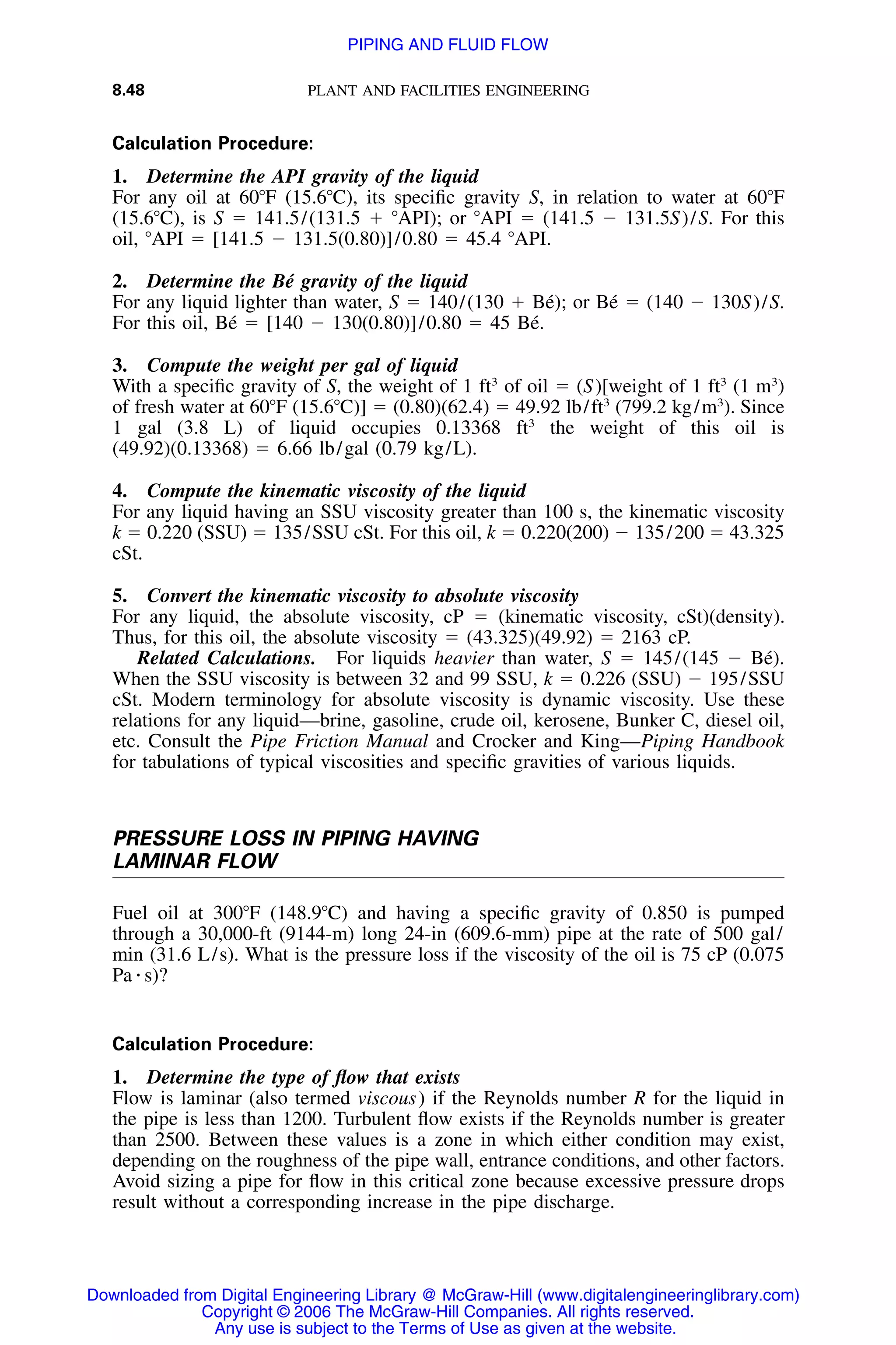 Handbook of mechanical engineering calculations