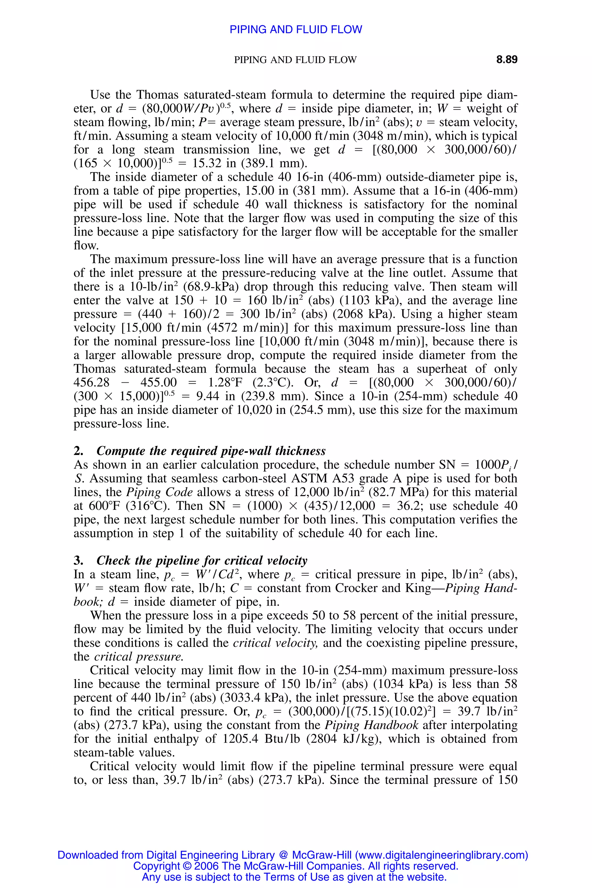 Handbook of mechanical engineering calculations