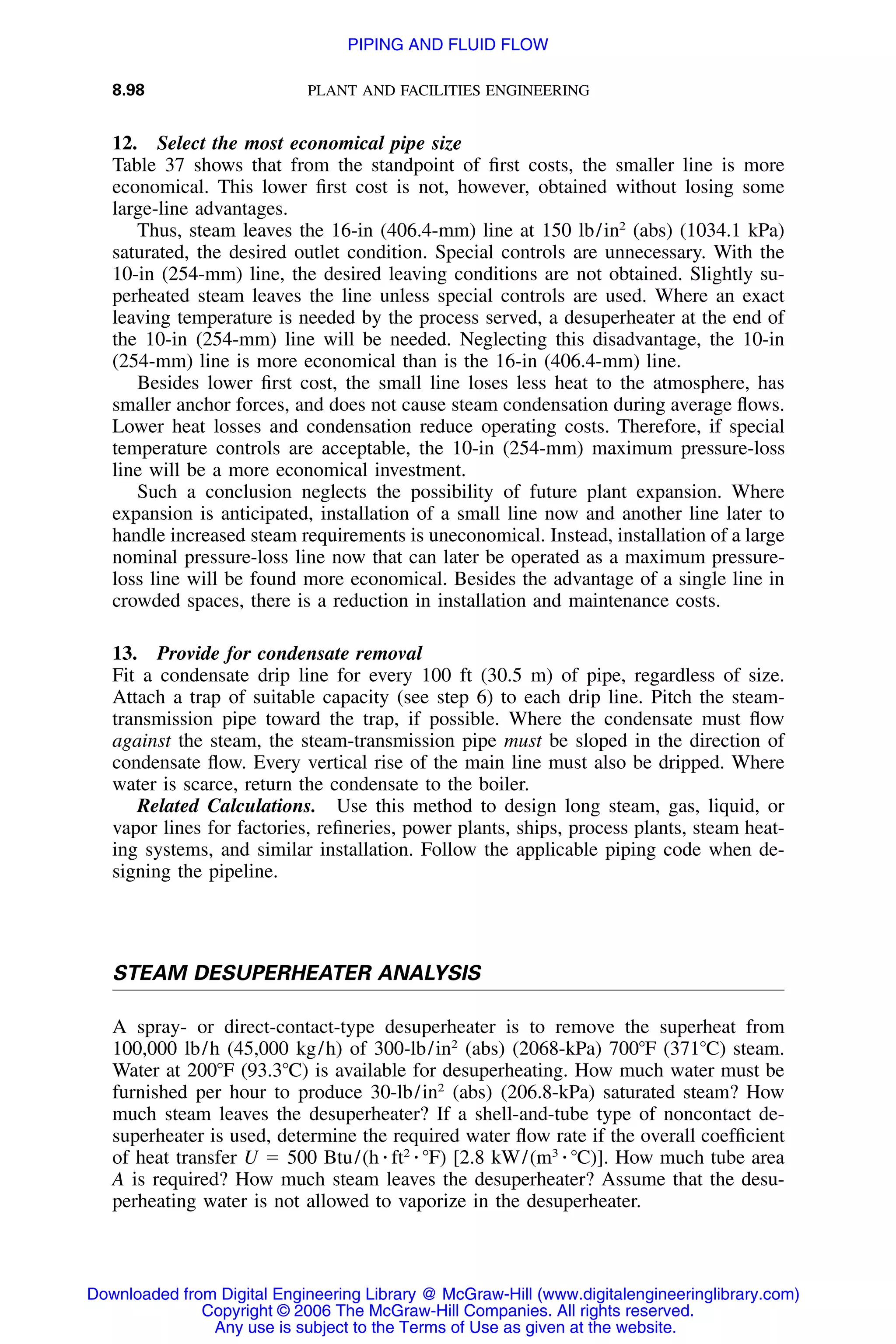 Handbook of mechanical engineering calculations