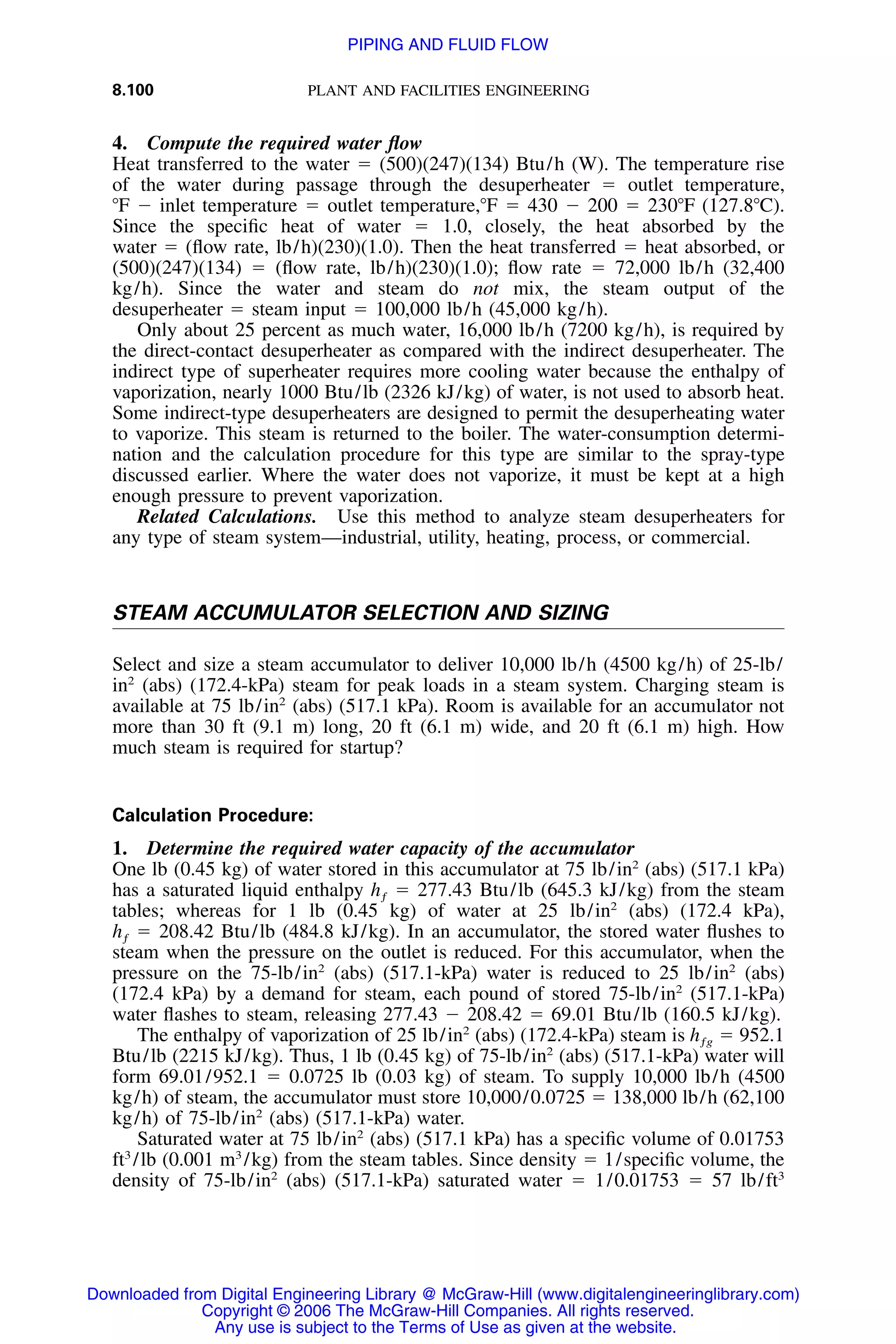 Handbook of mechanical engineering calculations