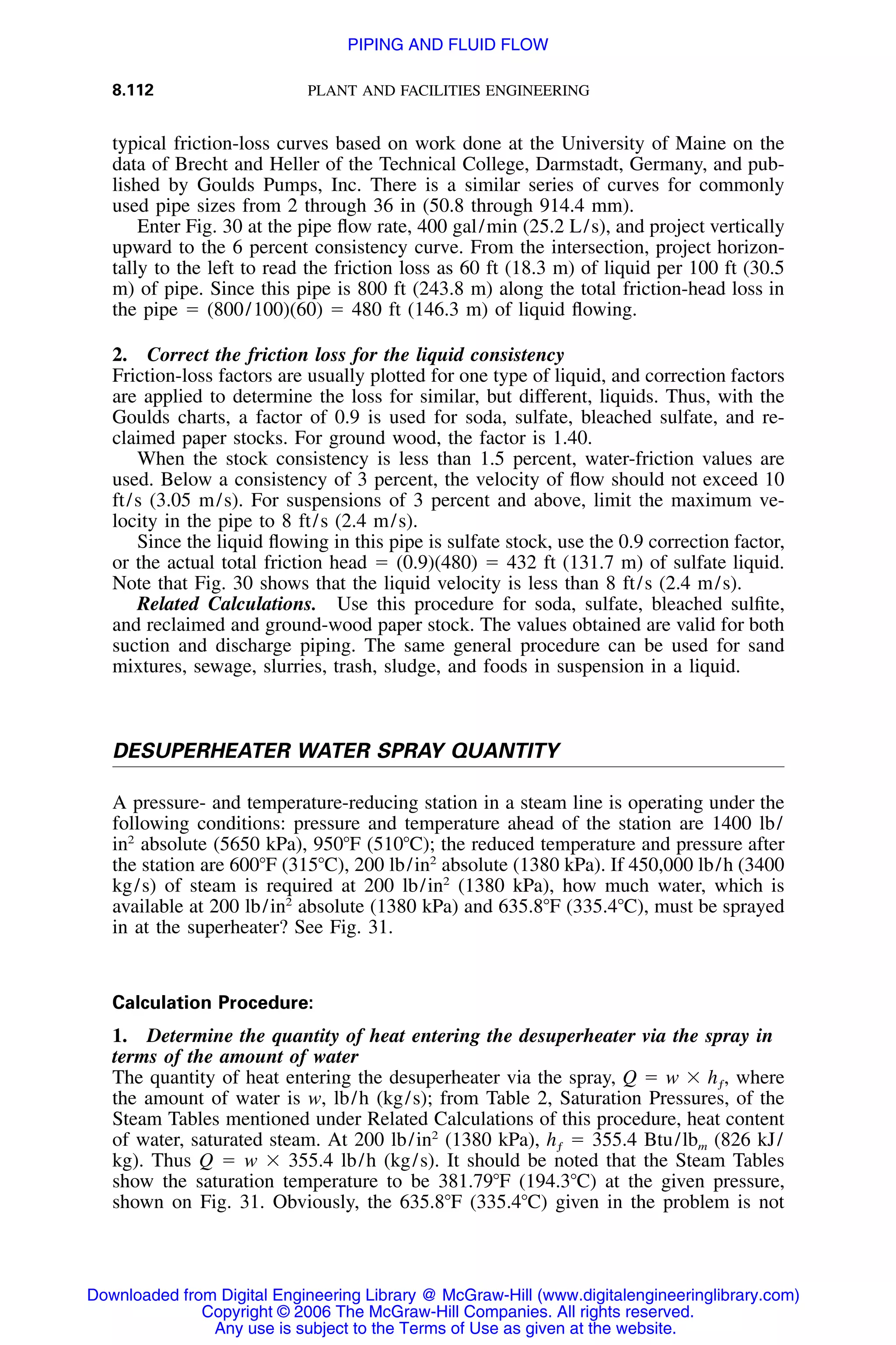 Handbook of mechanical engineering calculations
