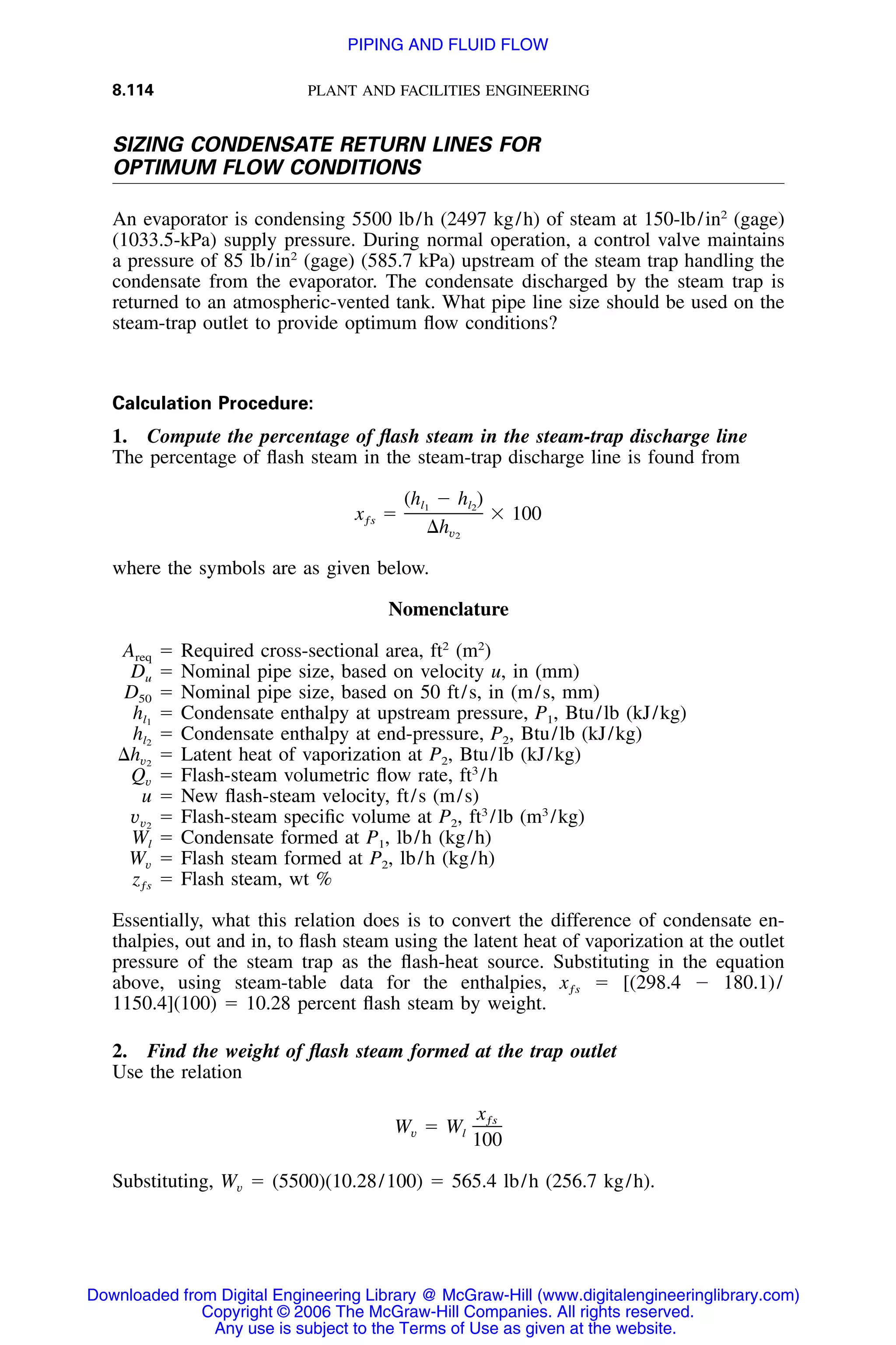 Handbook of mechanical engineering calculations
