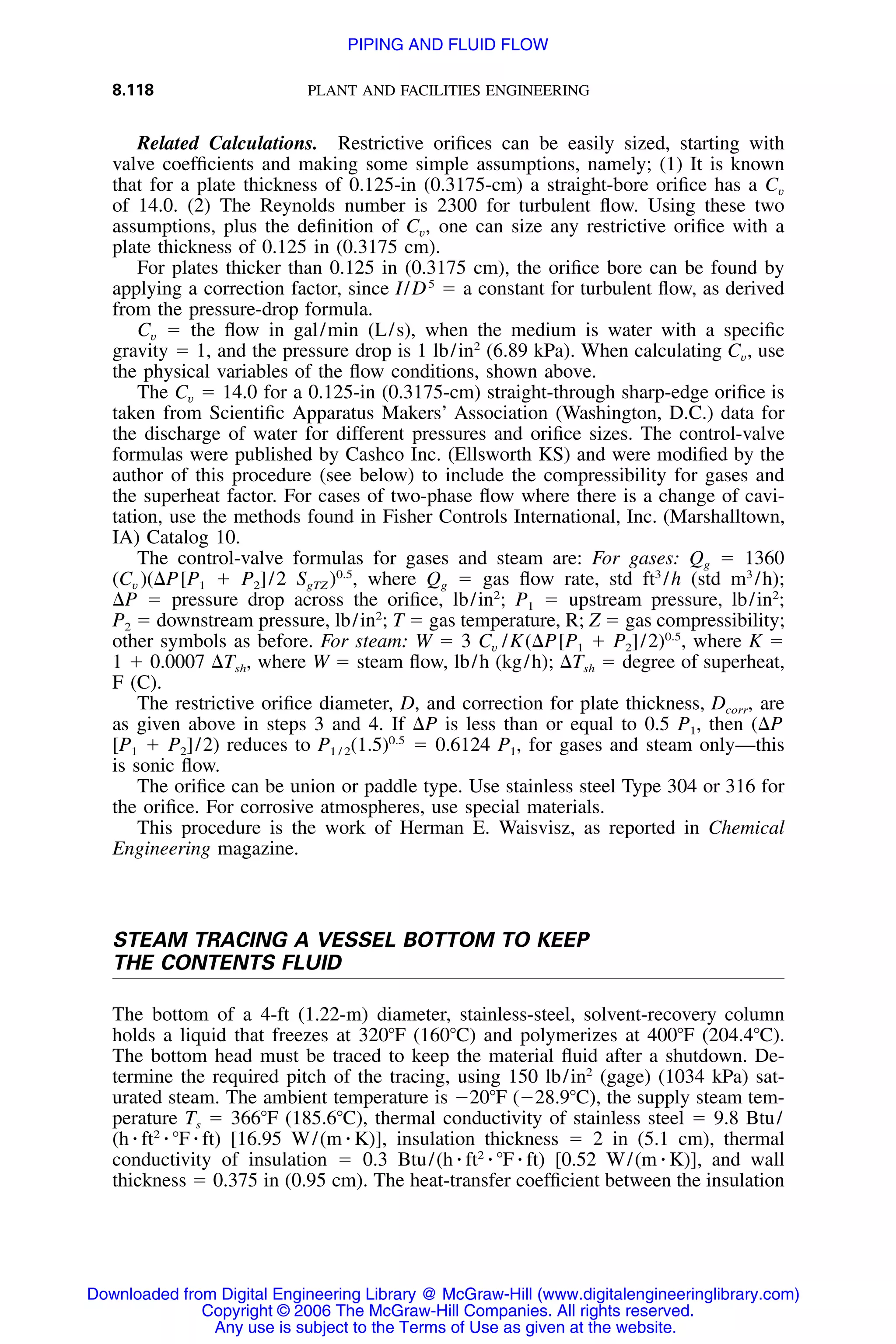 Handbook of mechanical engineering calculations