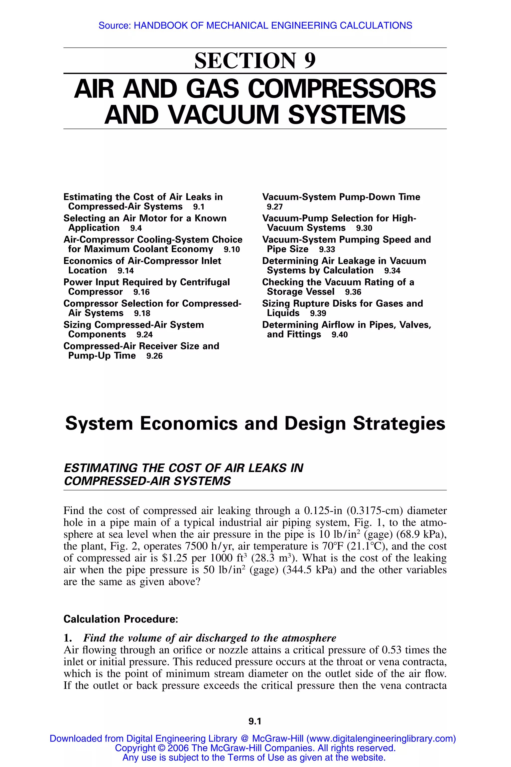 Handbook of mechanical engineering calculations