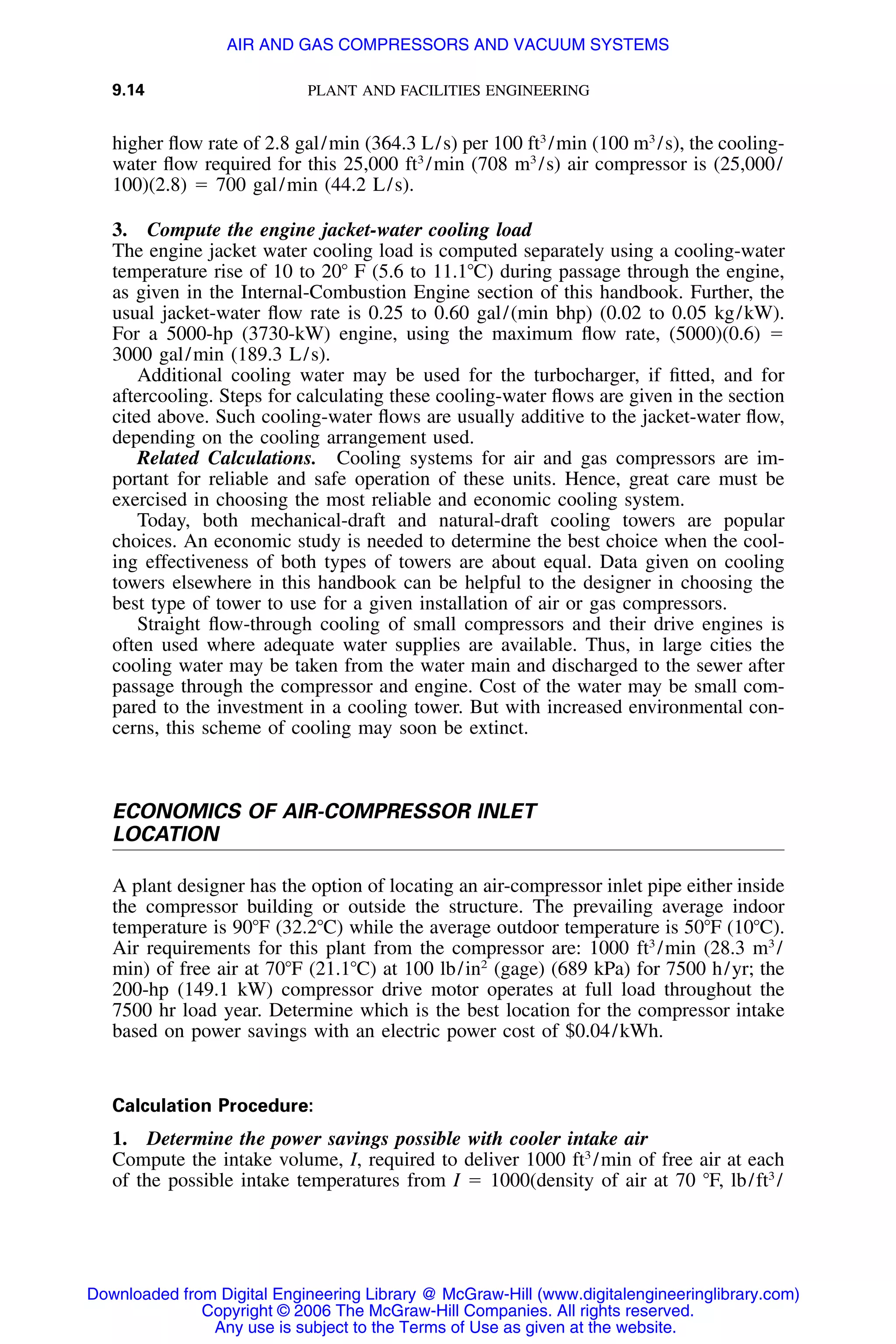 Handbook of mechanical engineering calculations