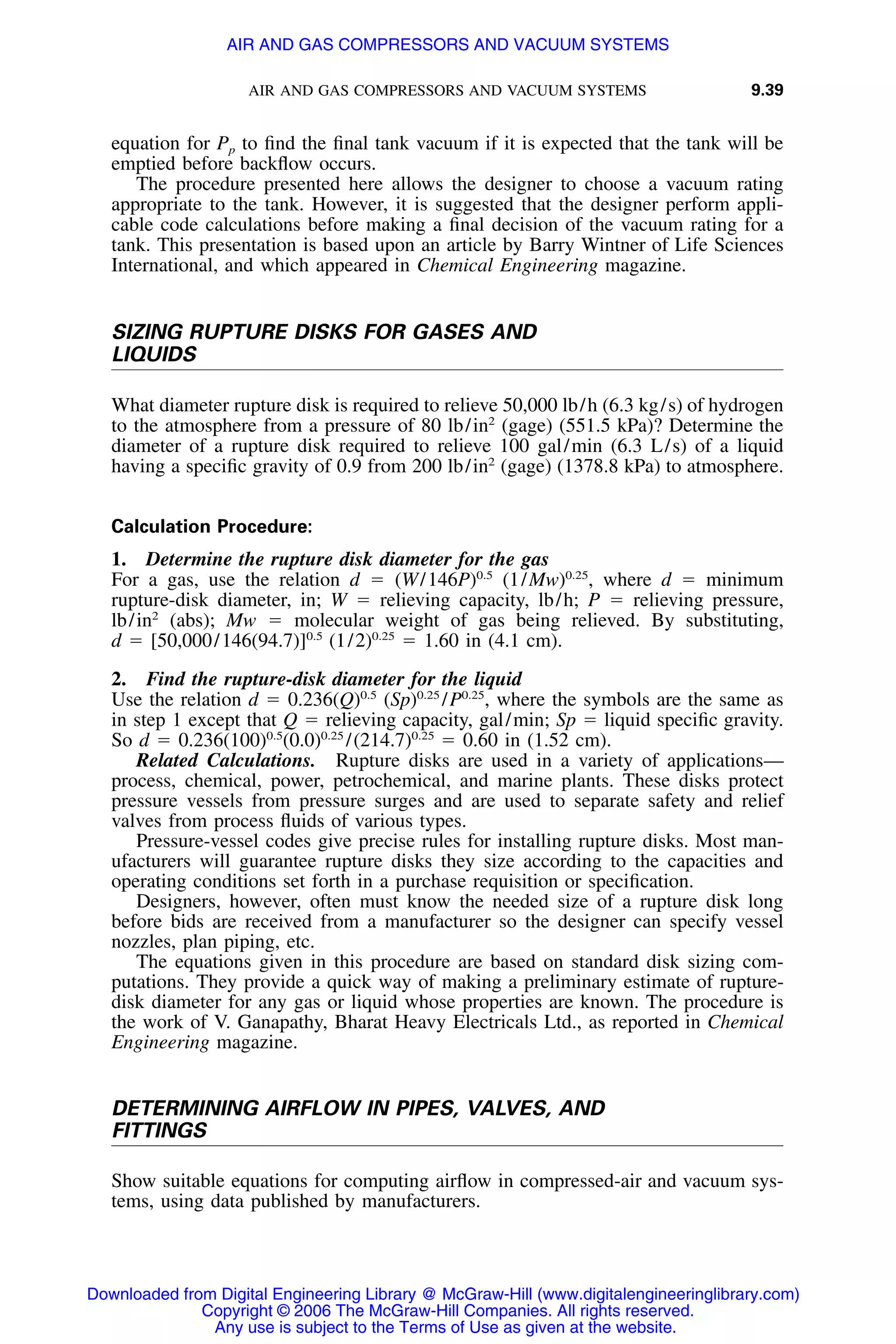 Handbook of mechanical engineering calculations
