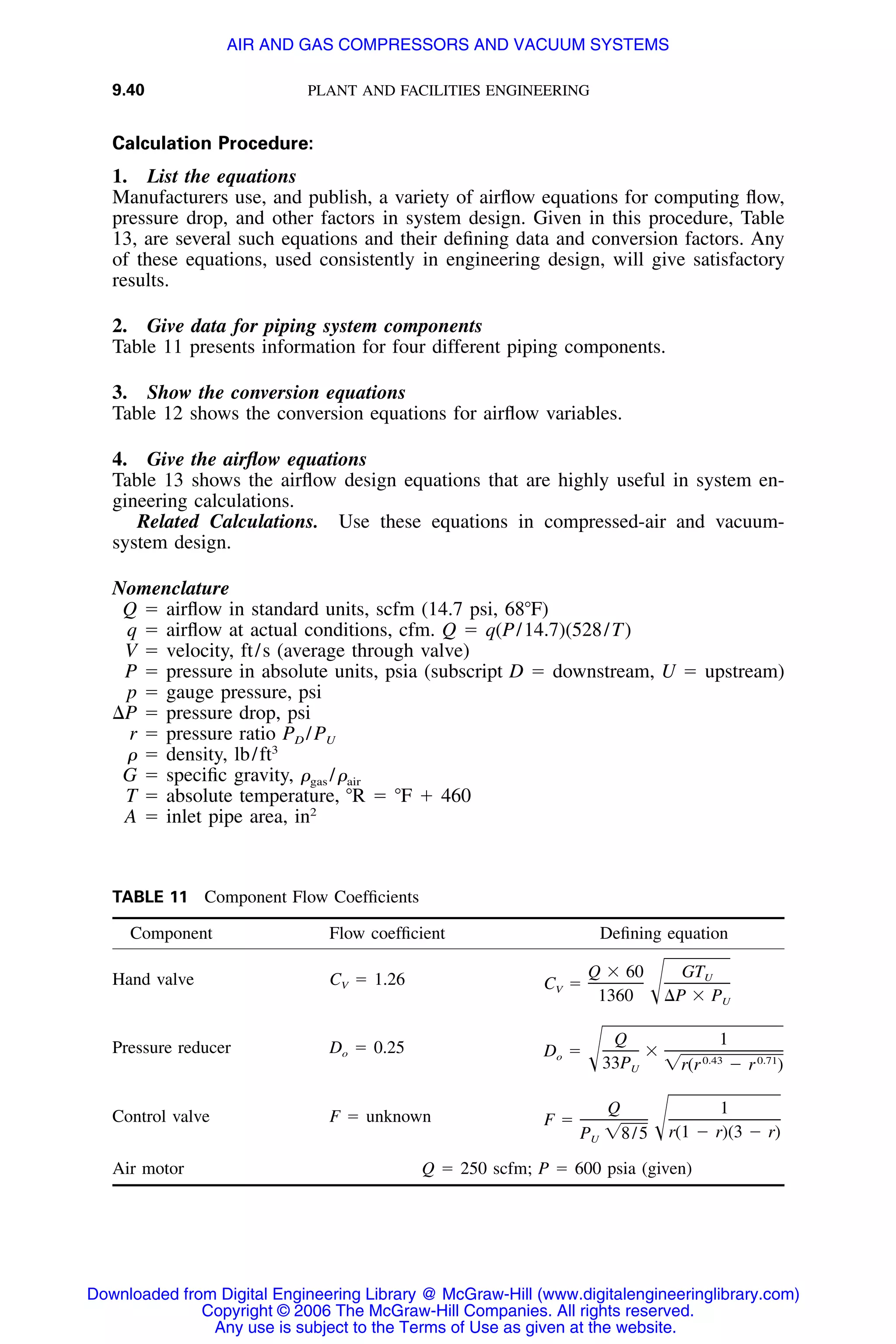 Handbook of mechanical engineering calculations