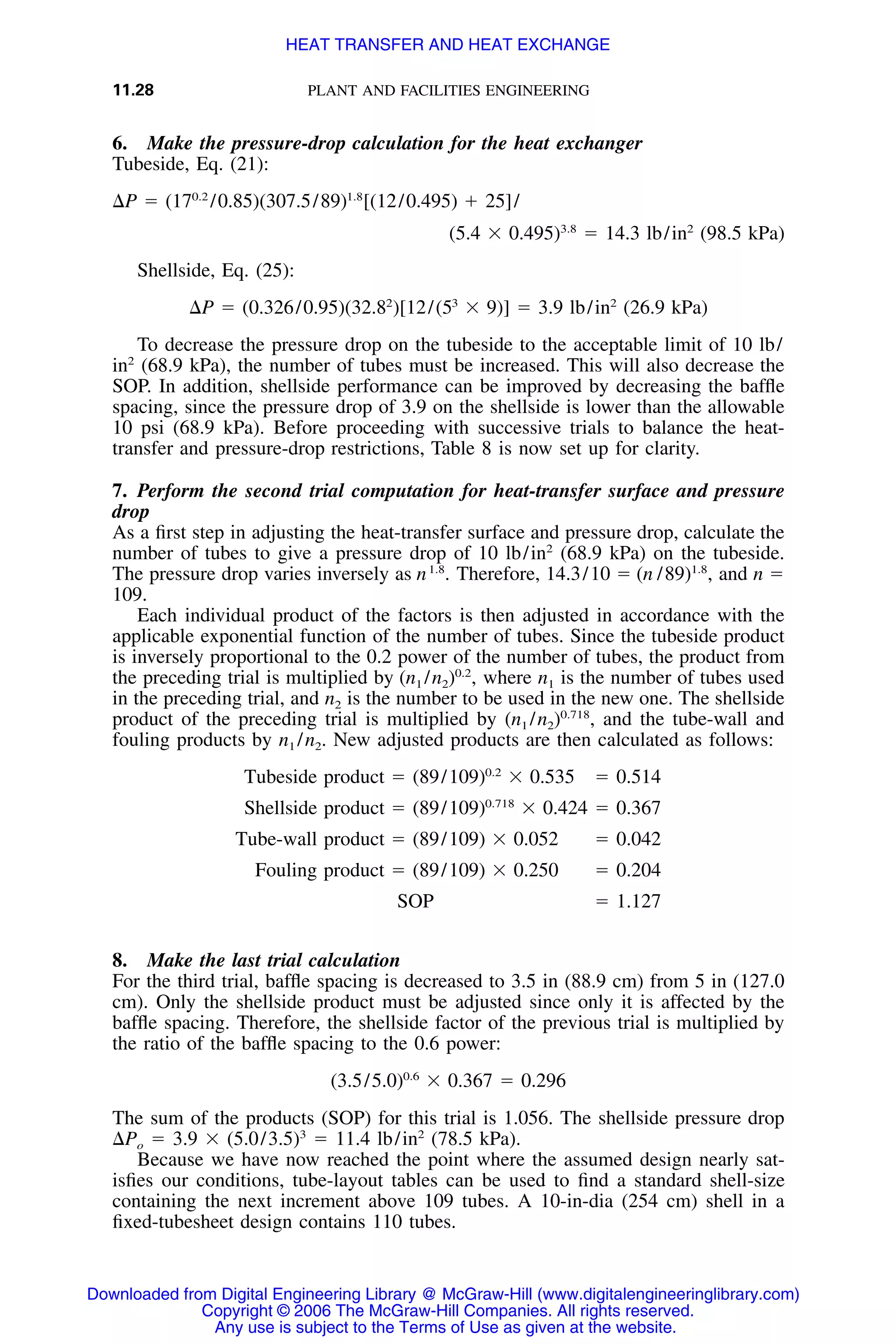 Handbook of mechanical engineering calculations