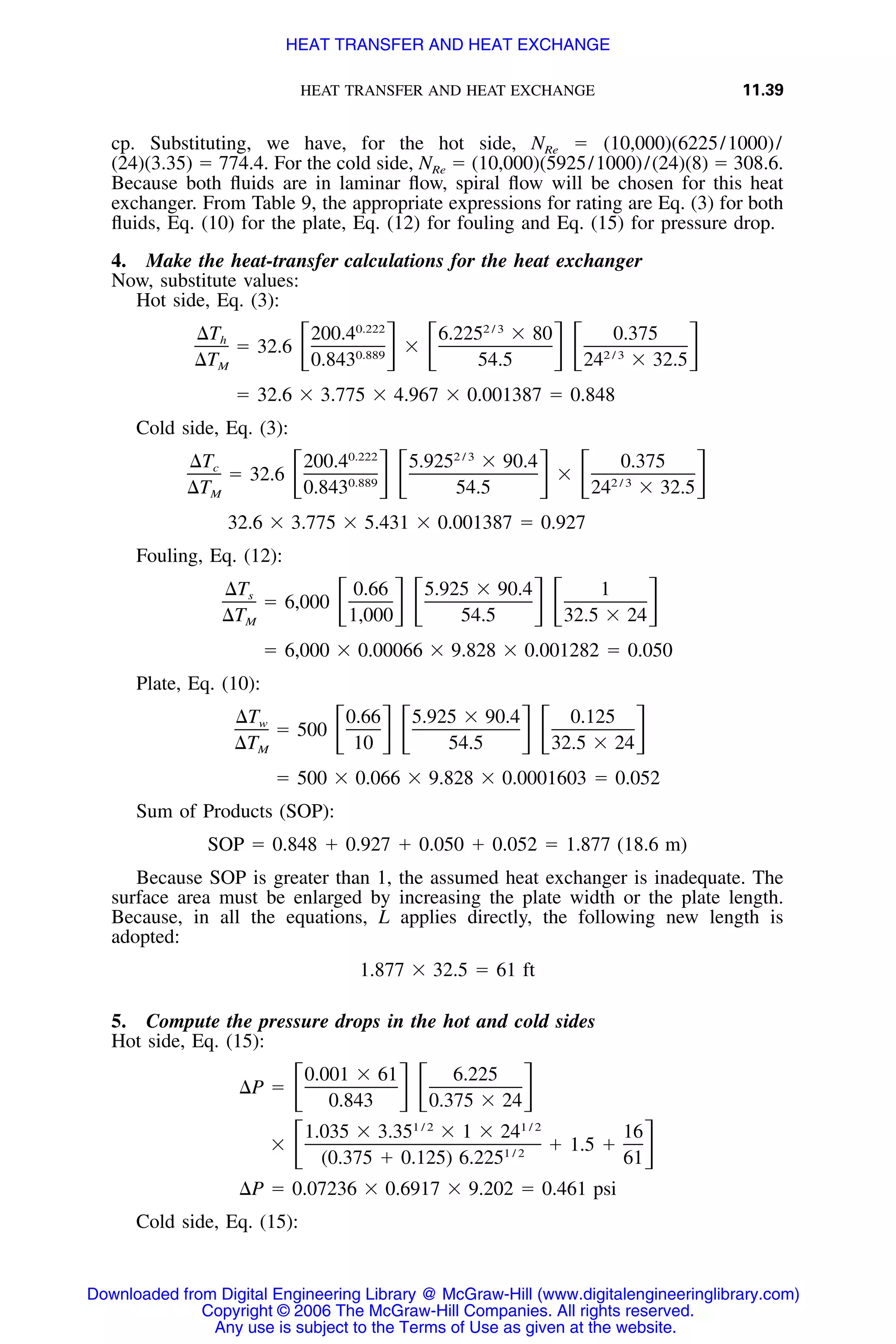 Handbook of mechanical engineering calculations