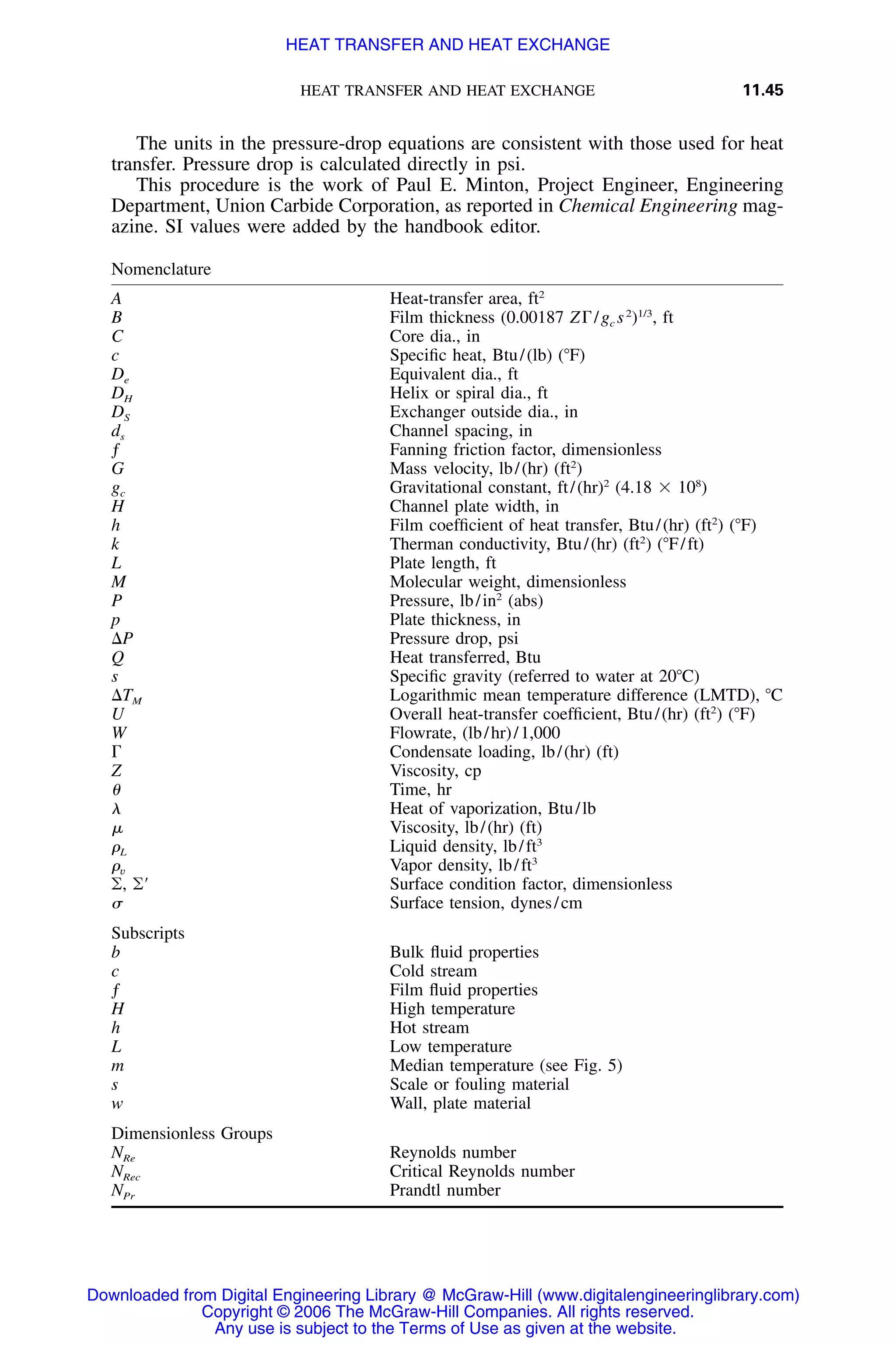Handbook of mechanical engineering calculations