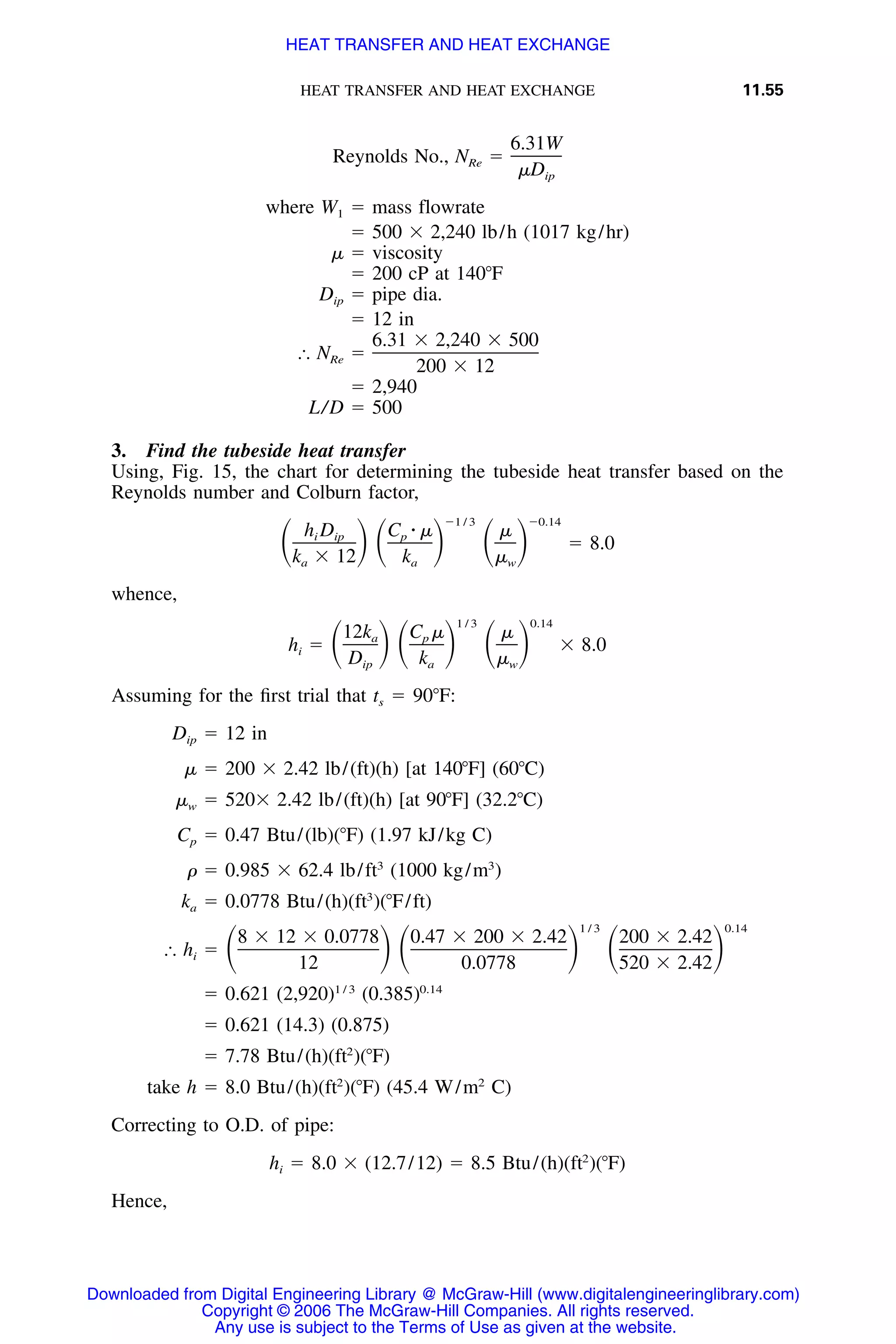 Handbook of mechanical engineering calculations
