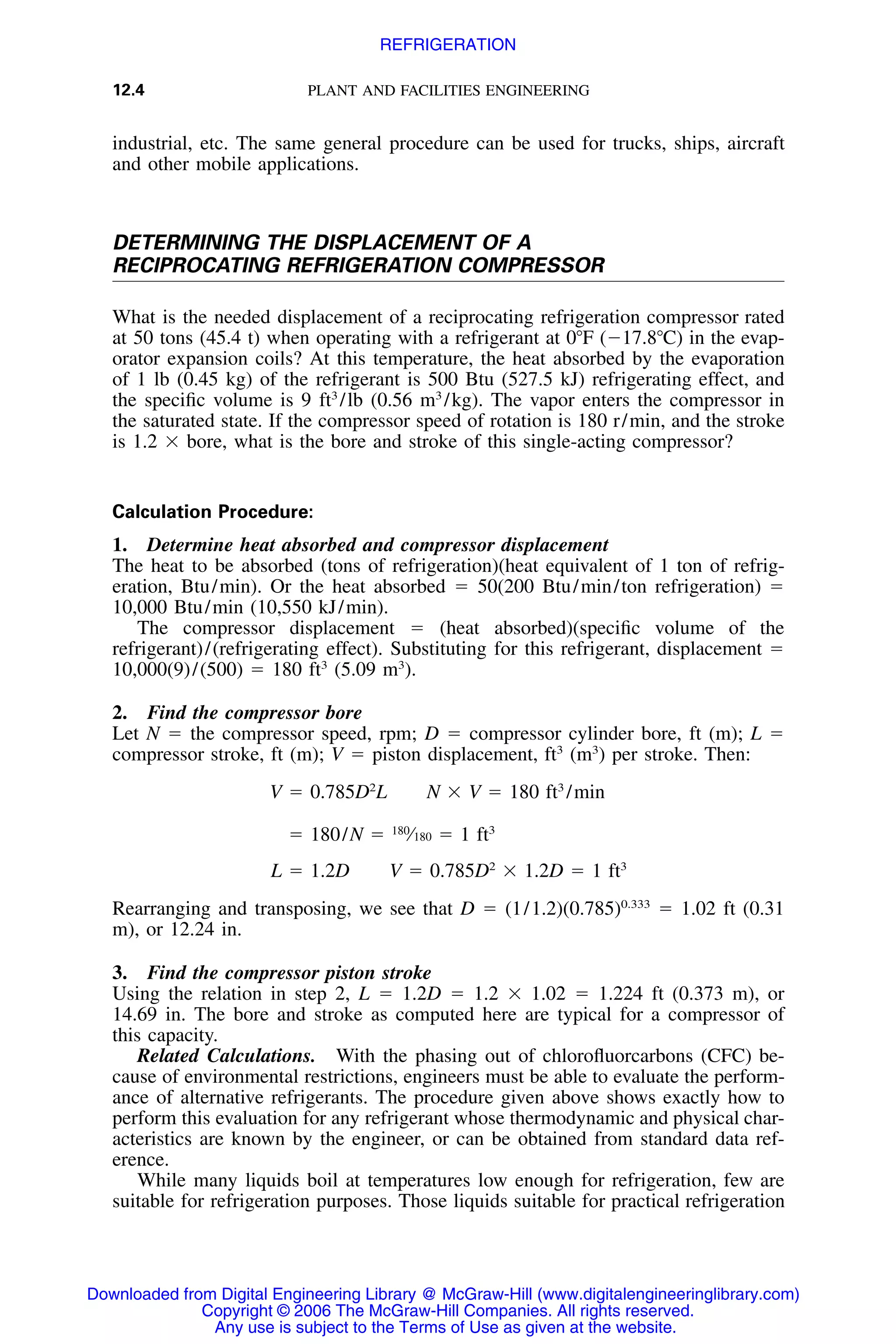 Handbook of mechanical engineering calculations