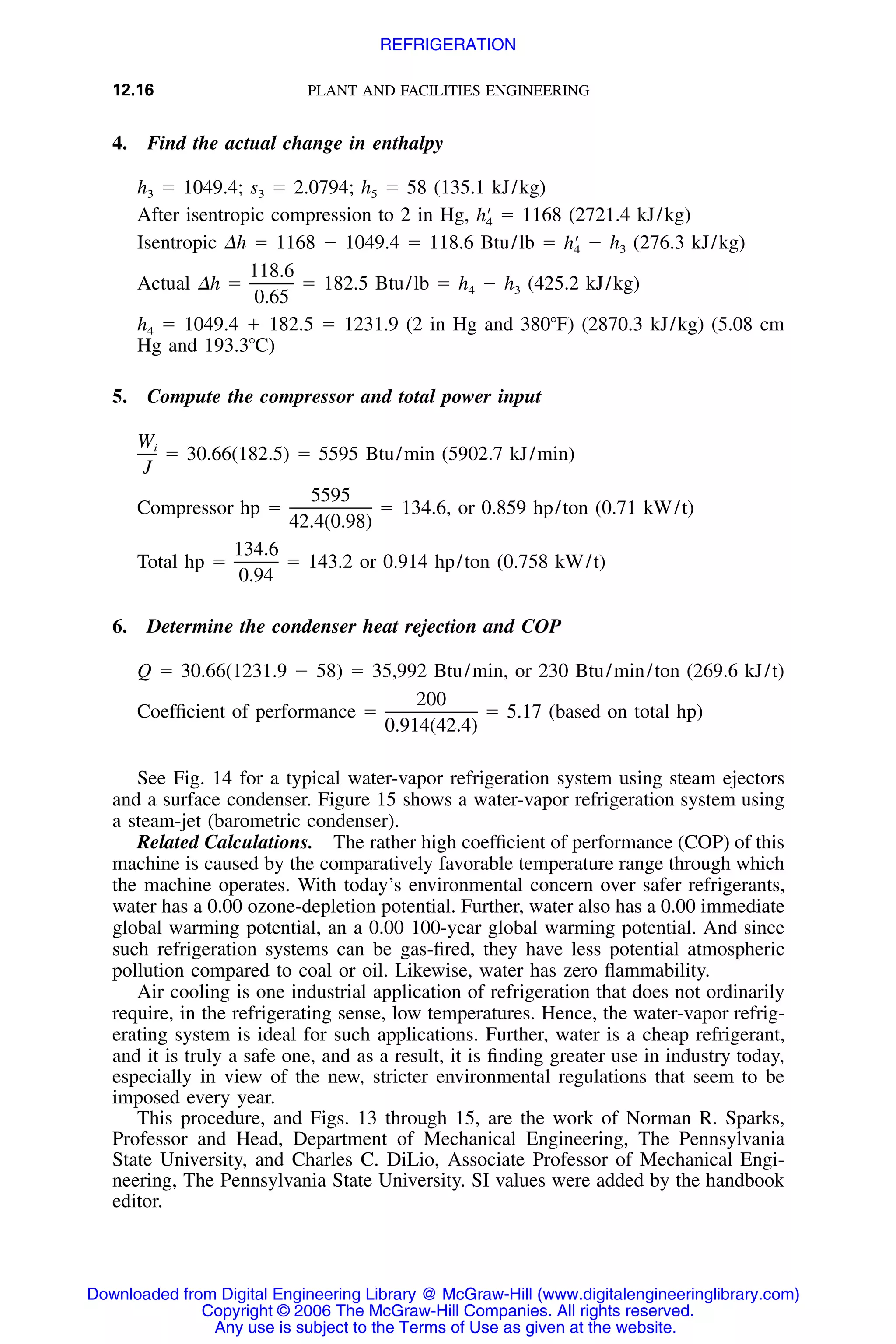 Handbook of mechanical engineering calculations