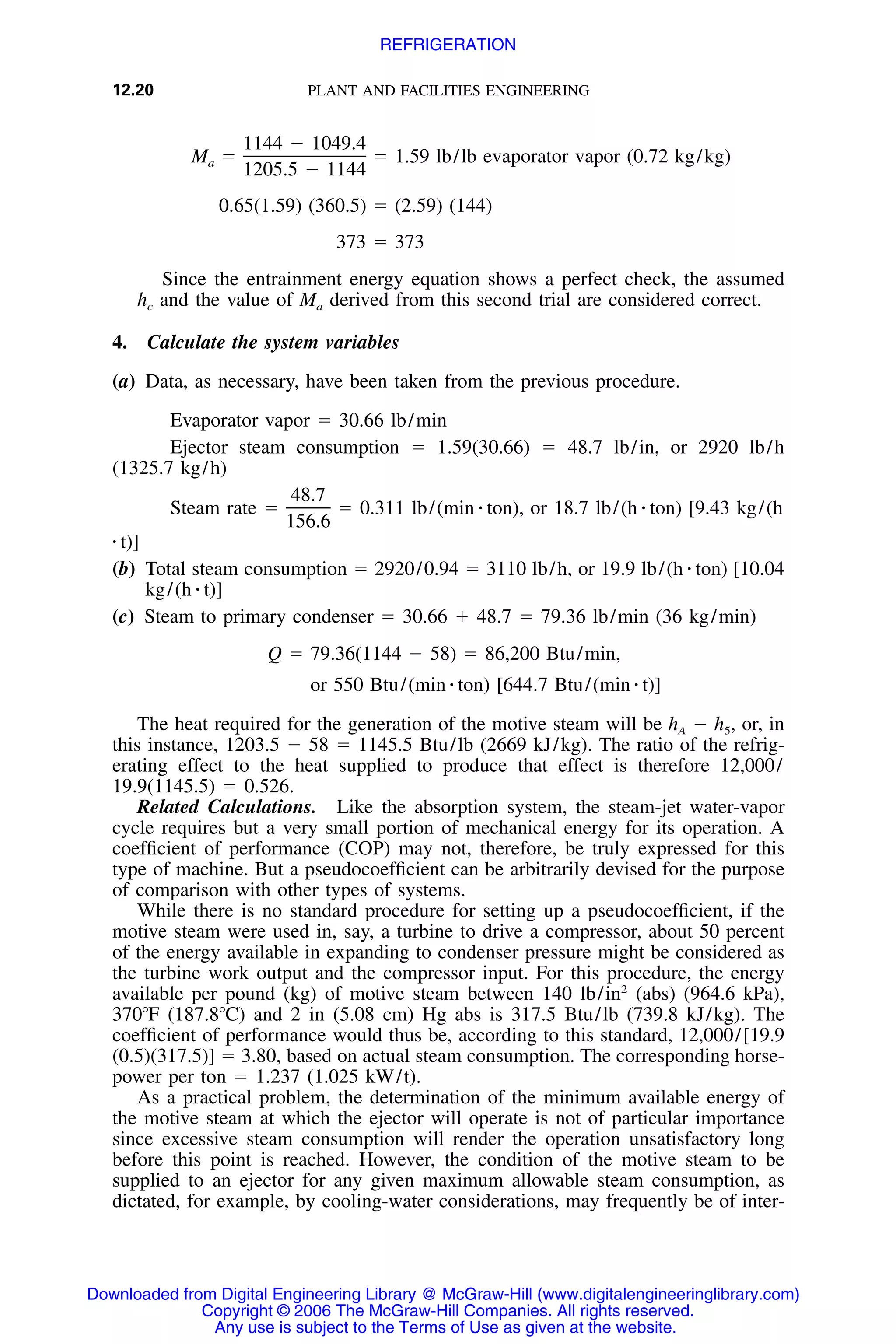 Handbook of mechanical engineering calculations