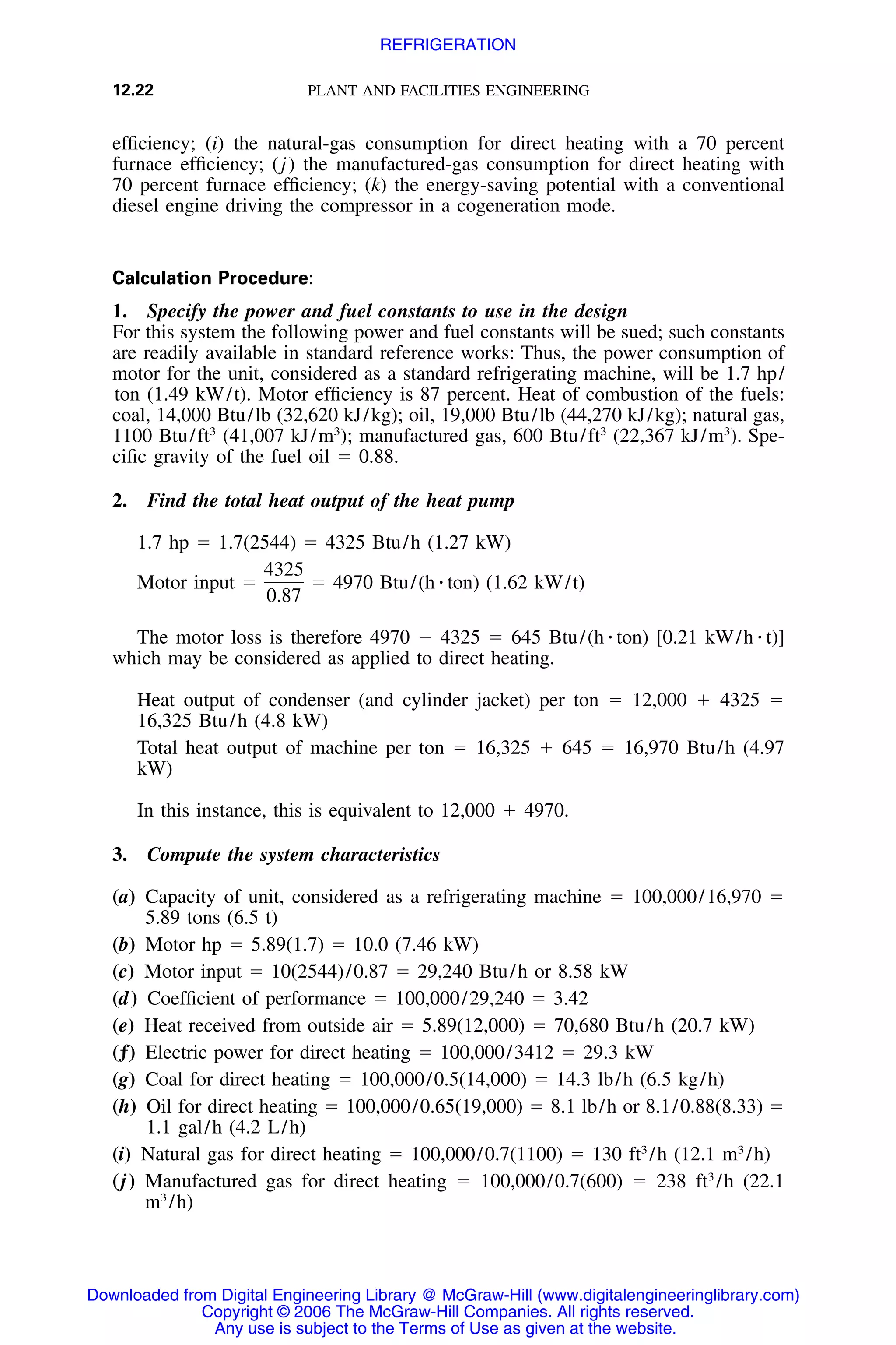 Handbook of mechanical engineering calculations