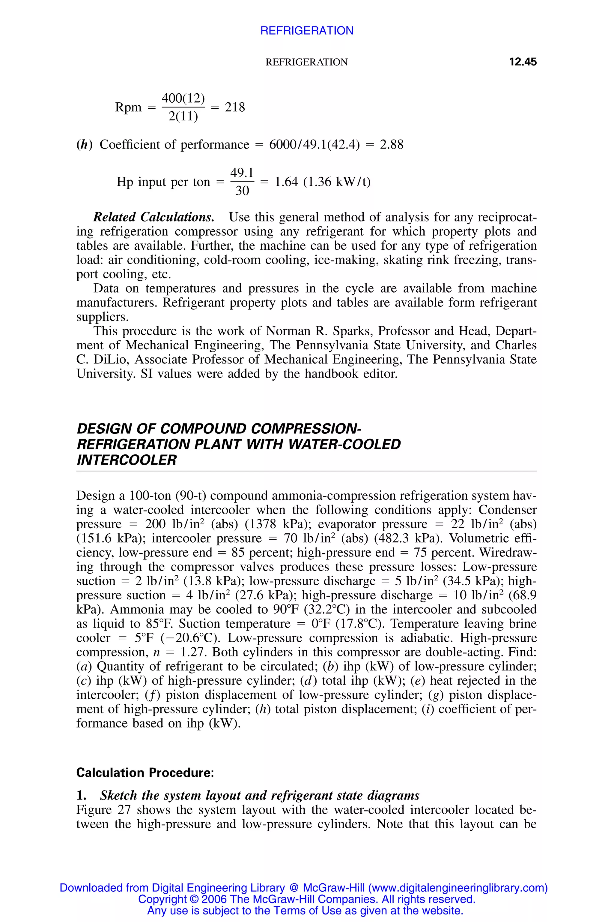 Handbook of mechanical engineering calculations