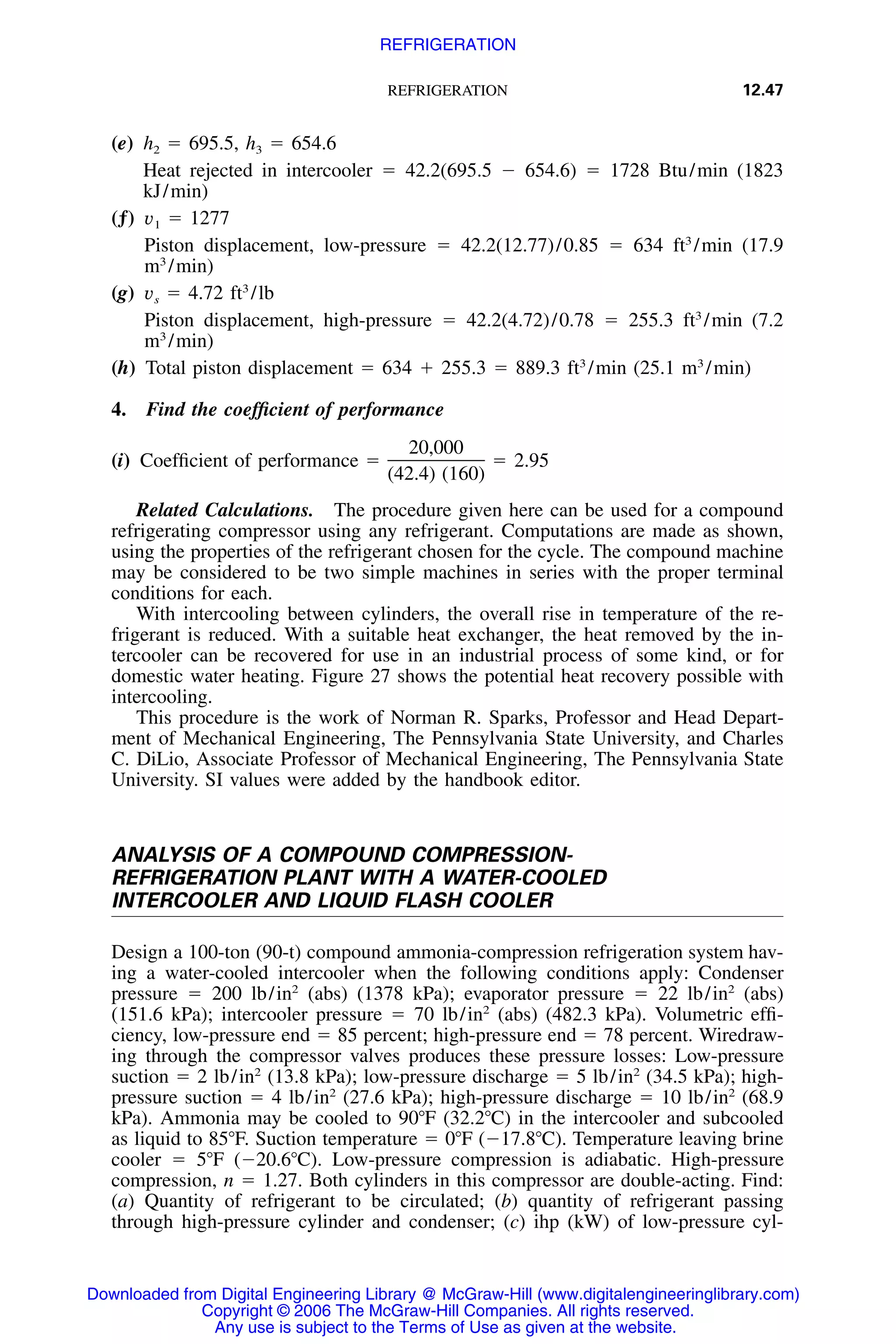 Handbook of mechanical engineering calculations