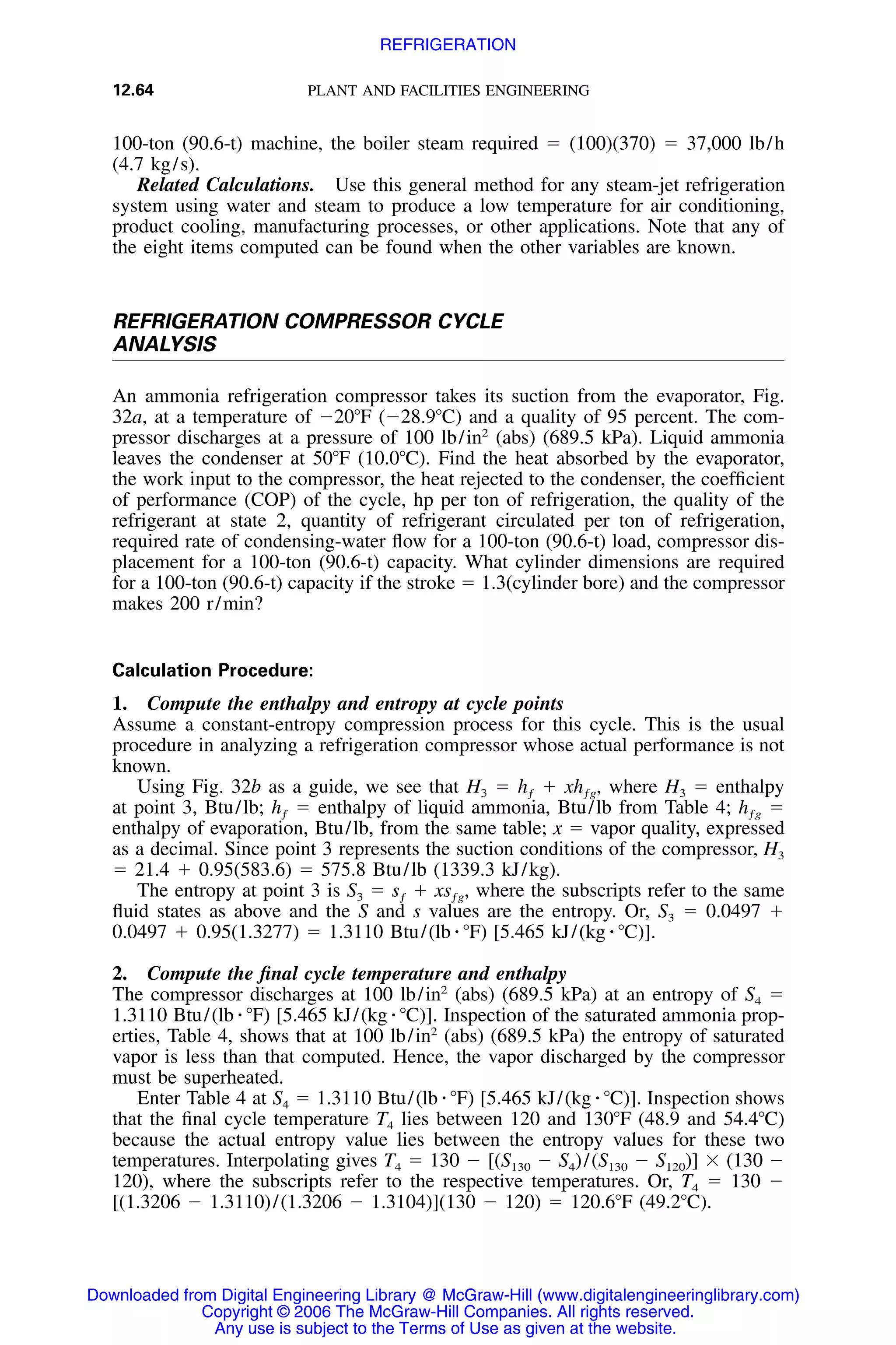 Handbook of mechanical engineering calculations