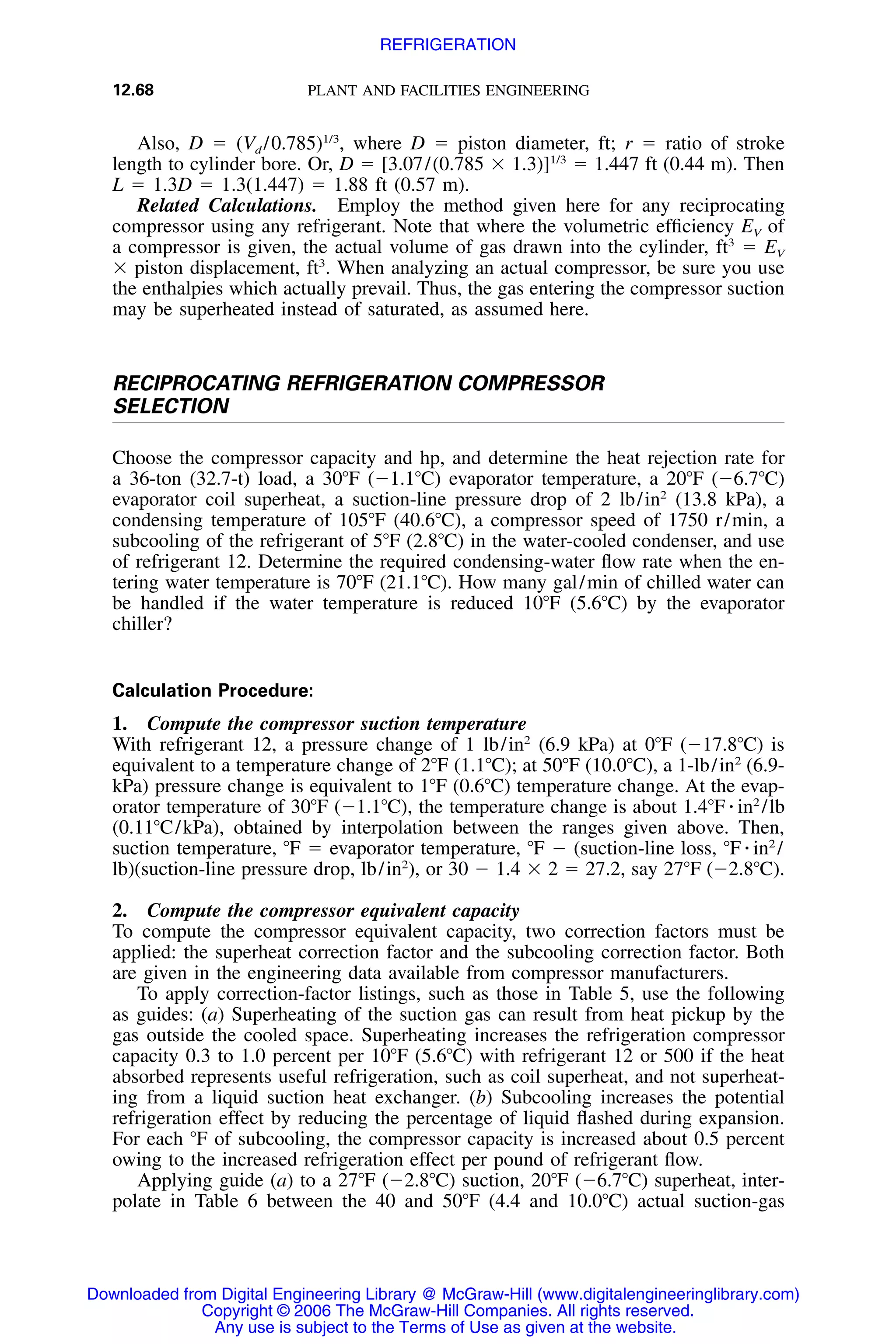 Handbook of mechanical engineering calculations