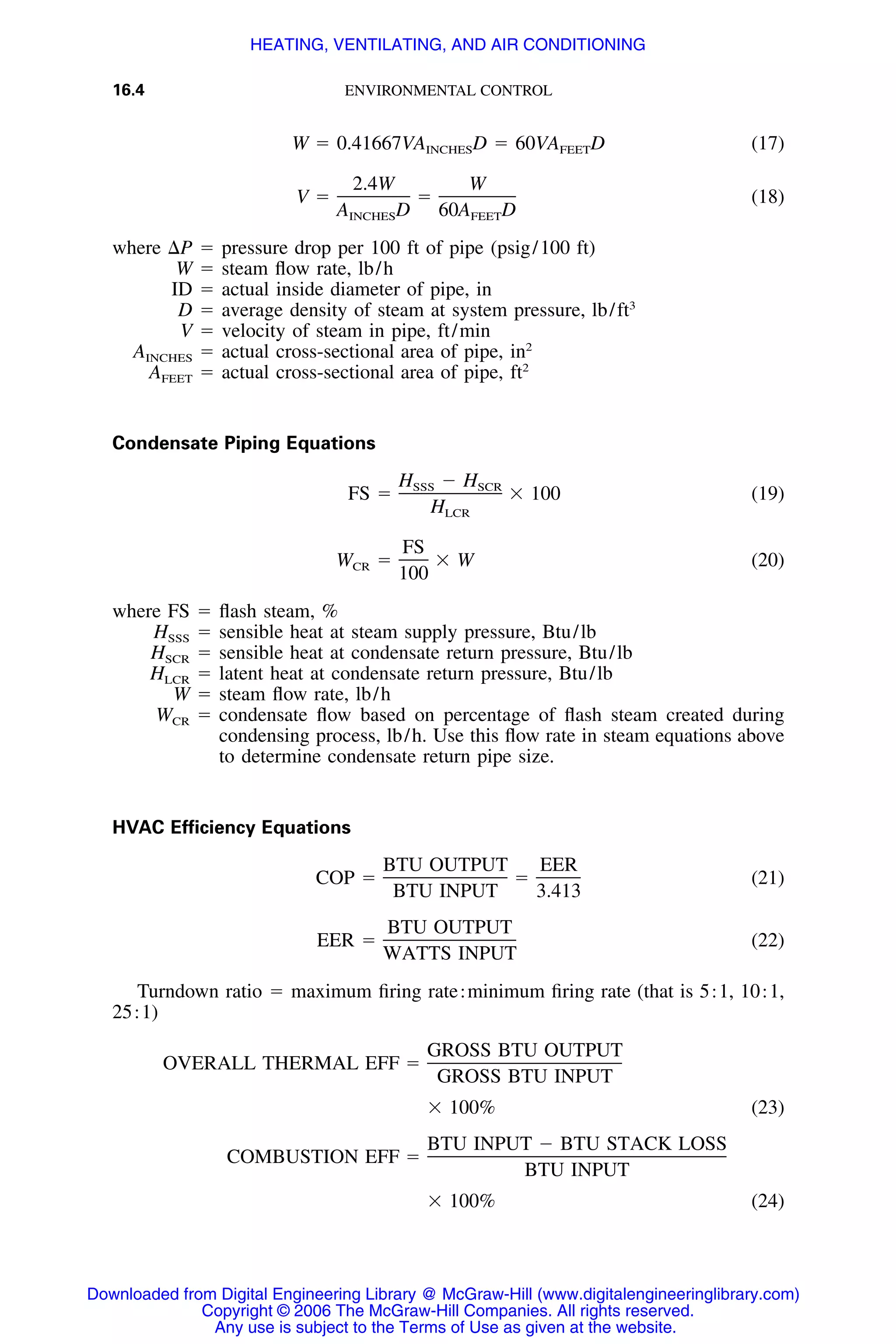 Handbook of mechanical engineering calculations