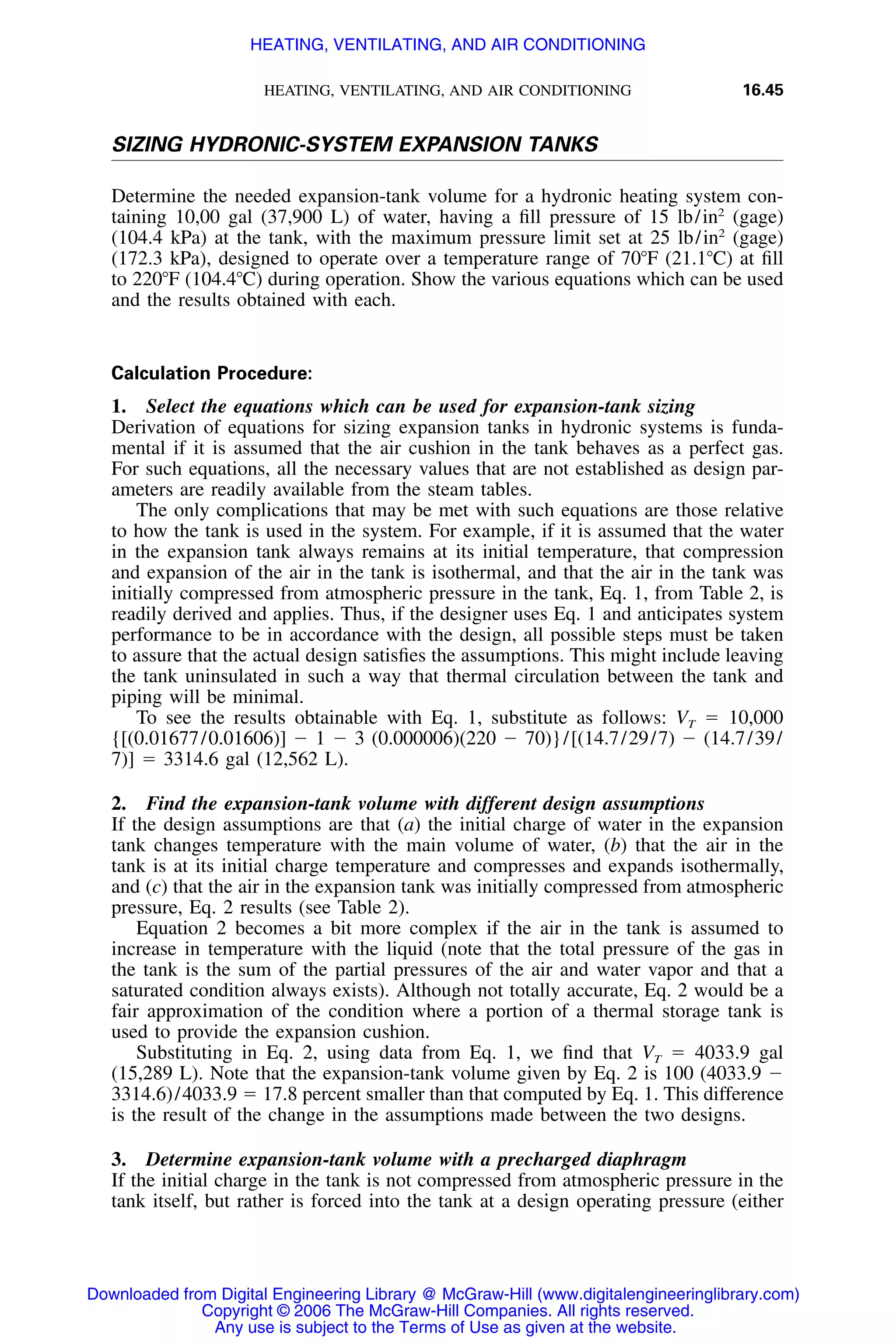 Handbook of mechanical engineering calculations