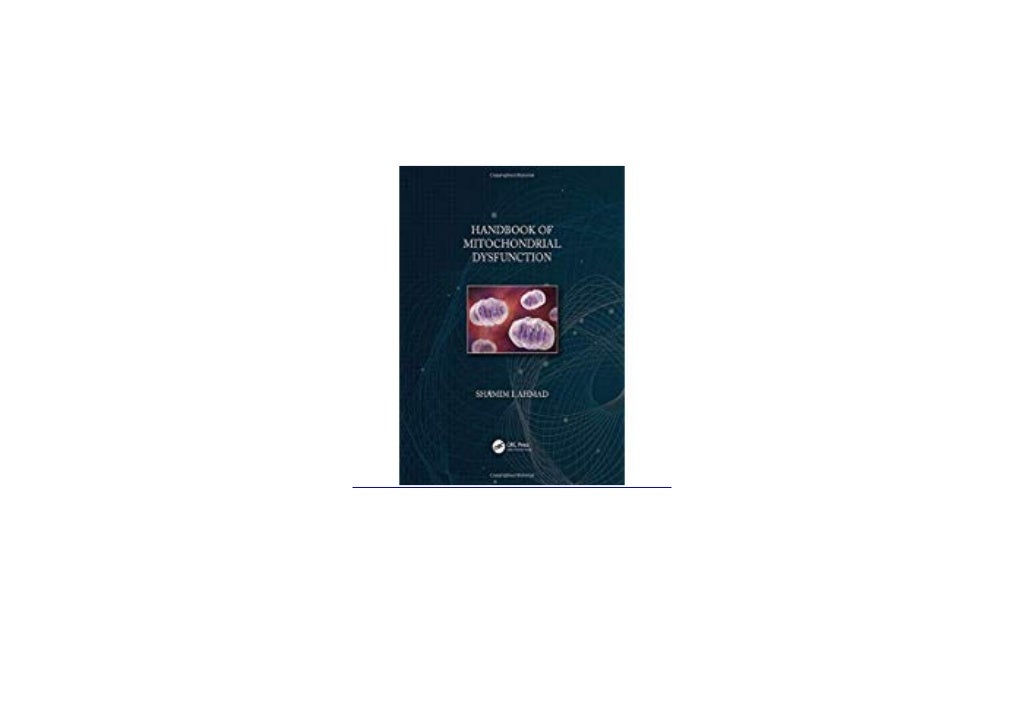 textbook$@@ Handbook of Mitochondrial Dysfunction Evolutionary Cell B…