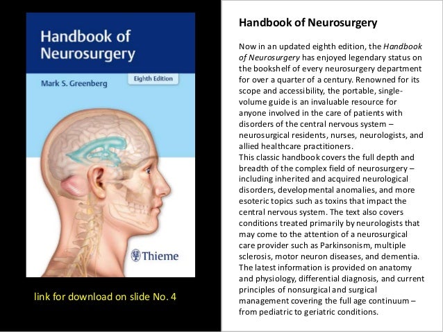 Handbook of neurosurgery Handbook of neurosurgery