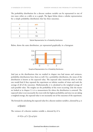 Handbook of Statistics - An overview of statistical methods | PDF