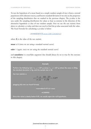 Handbook of Statistics - An overview of statistical methods | PDF