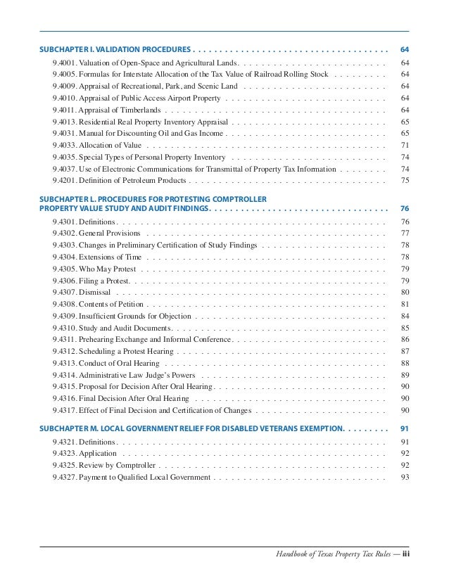 Texas Open Space Valuation Property Tax Code Texas Open Space Valuation Property Tax Code