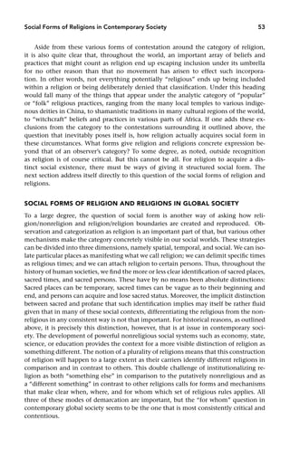Handbook of the sociology of religion (3sn@) | PDF