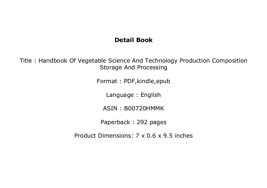 vegetable science research paper