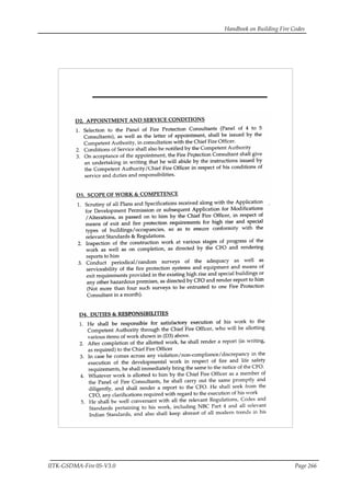 Handbook on Building Fire Codes
IITK-GSDMA-Fire 05-V3.0 Page 266
 
