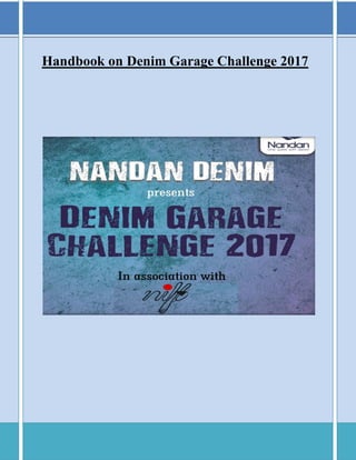 Handbook on Denim Garage Challenge 2017
 
