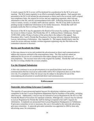 Handbook on Lawyer Advertising and Solicitation via the Florida Bar ...