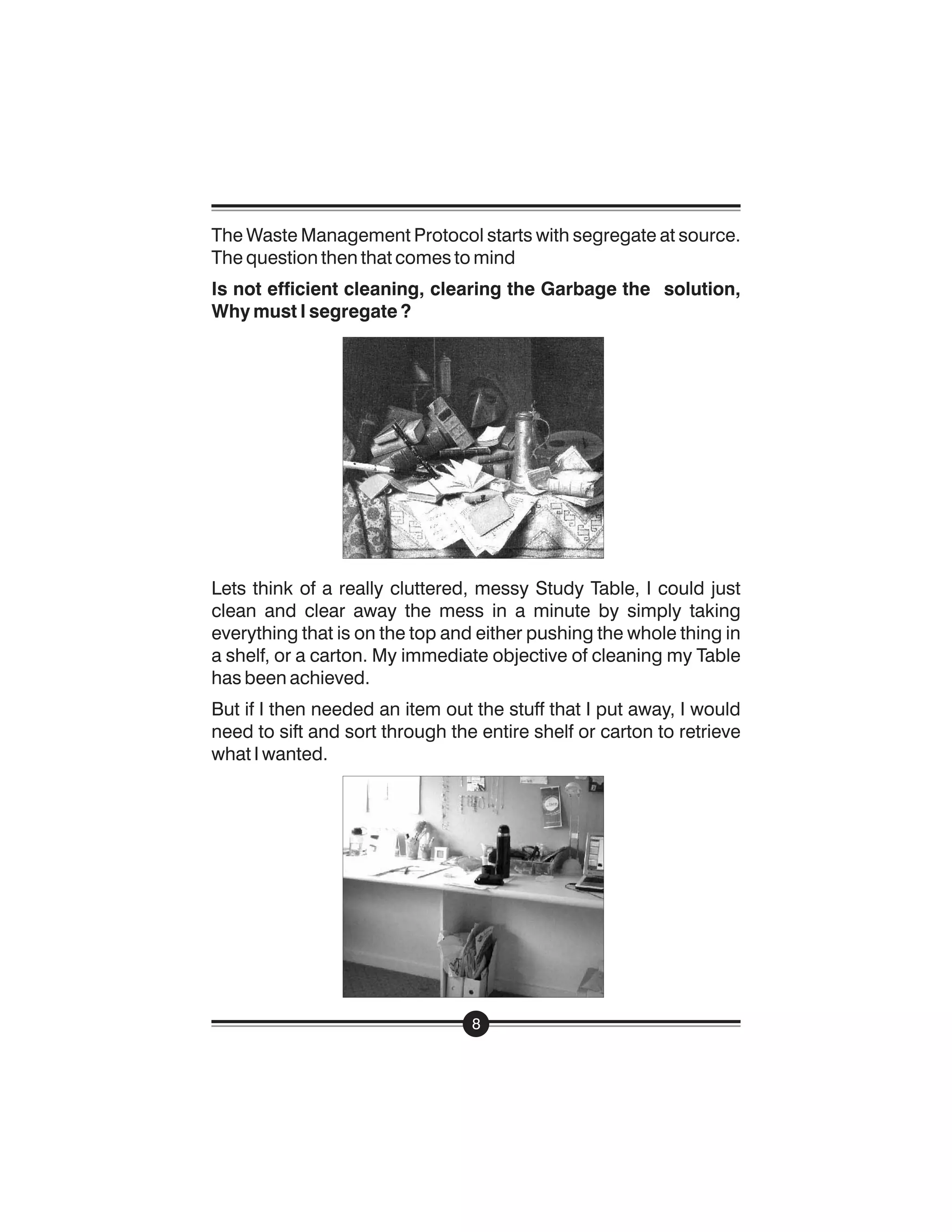 Handbook On Managing Waste