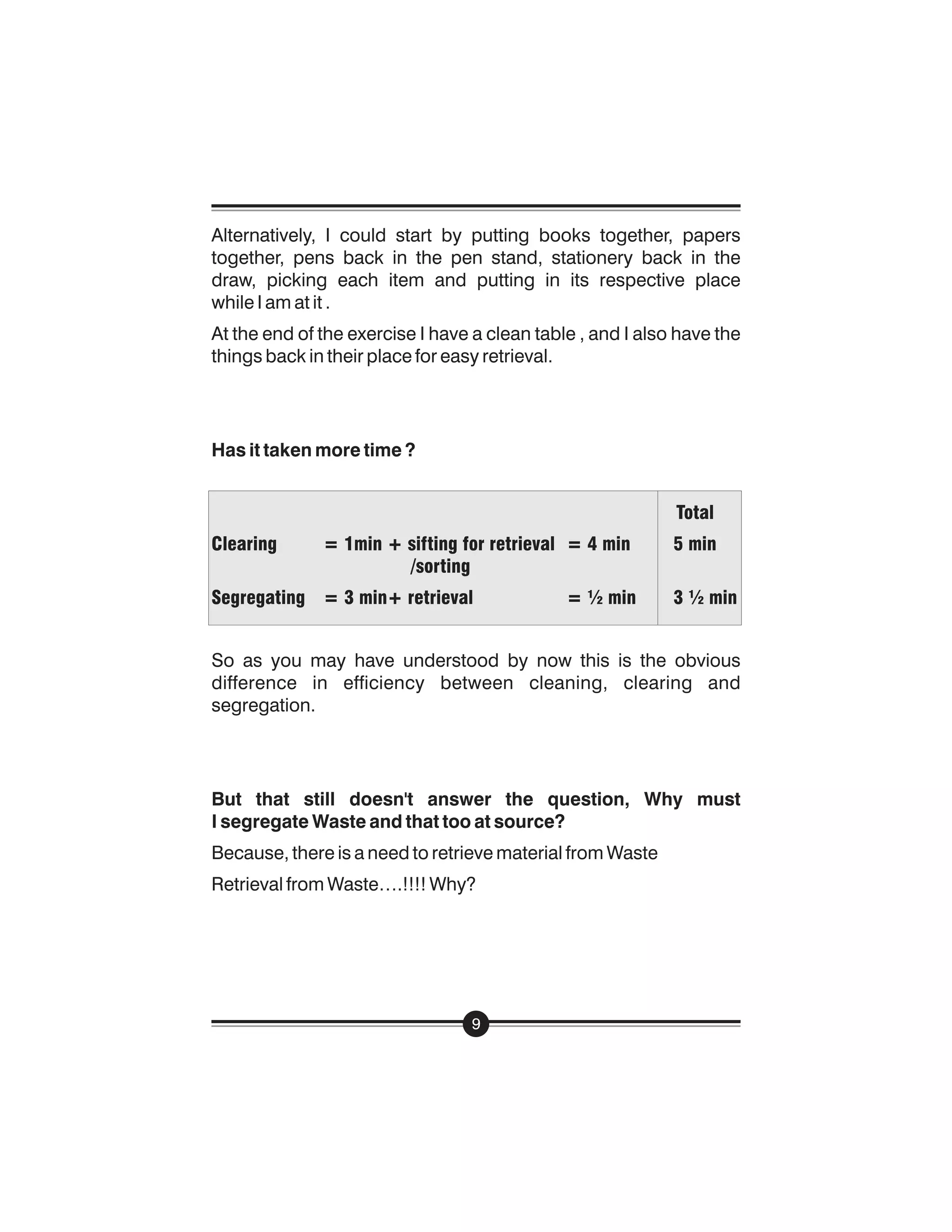 Handbook On Managing Waste