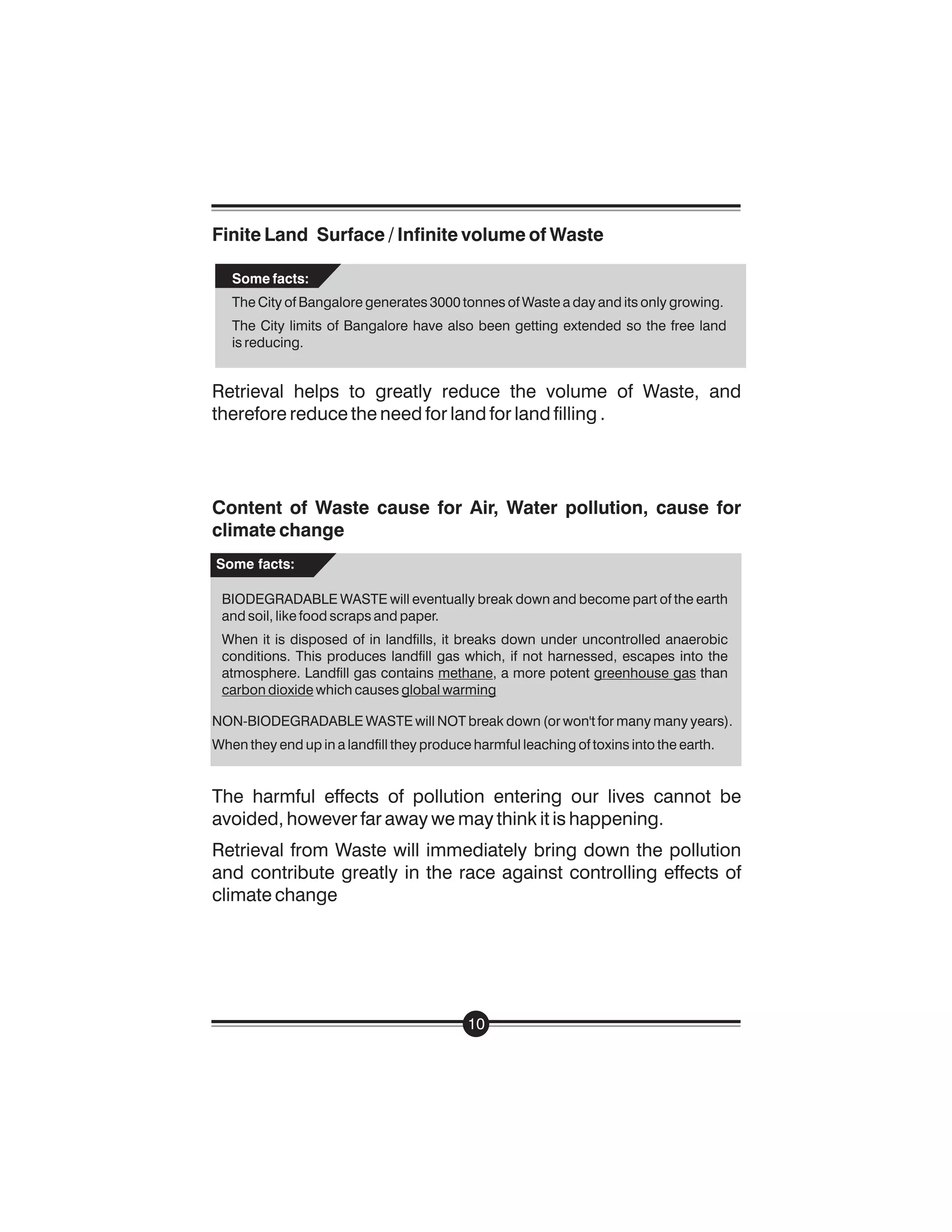 Handbook On Managing Waste